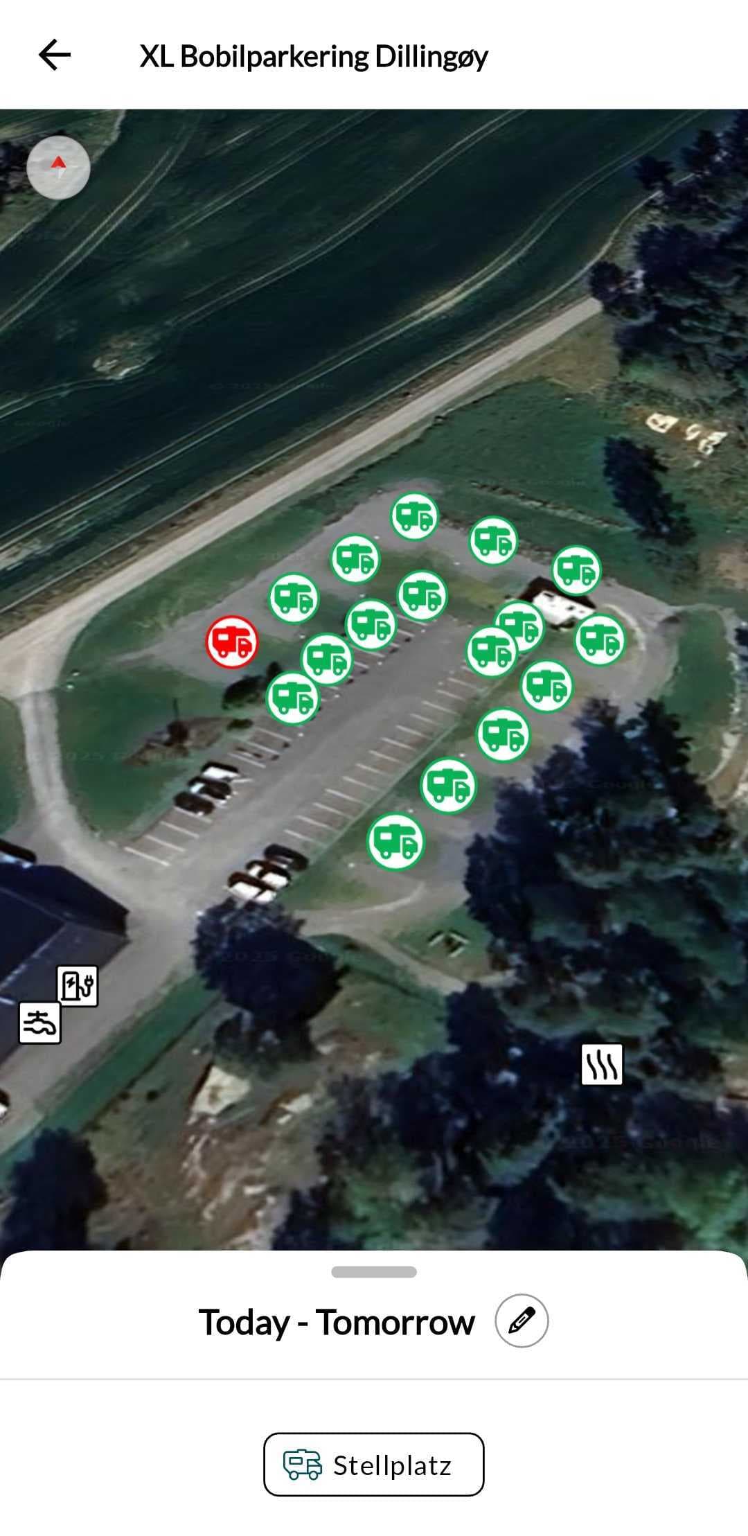Campio app screenshot - Campsite details