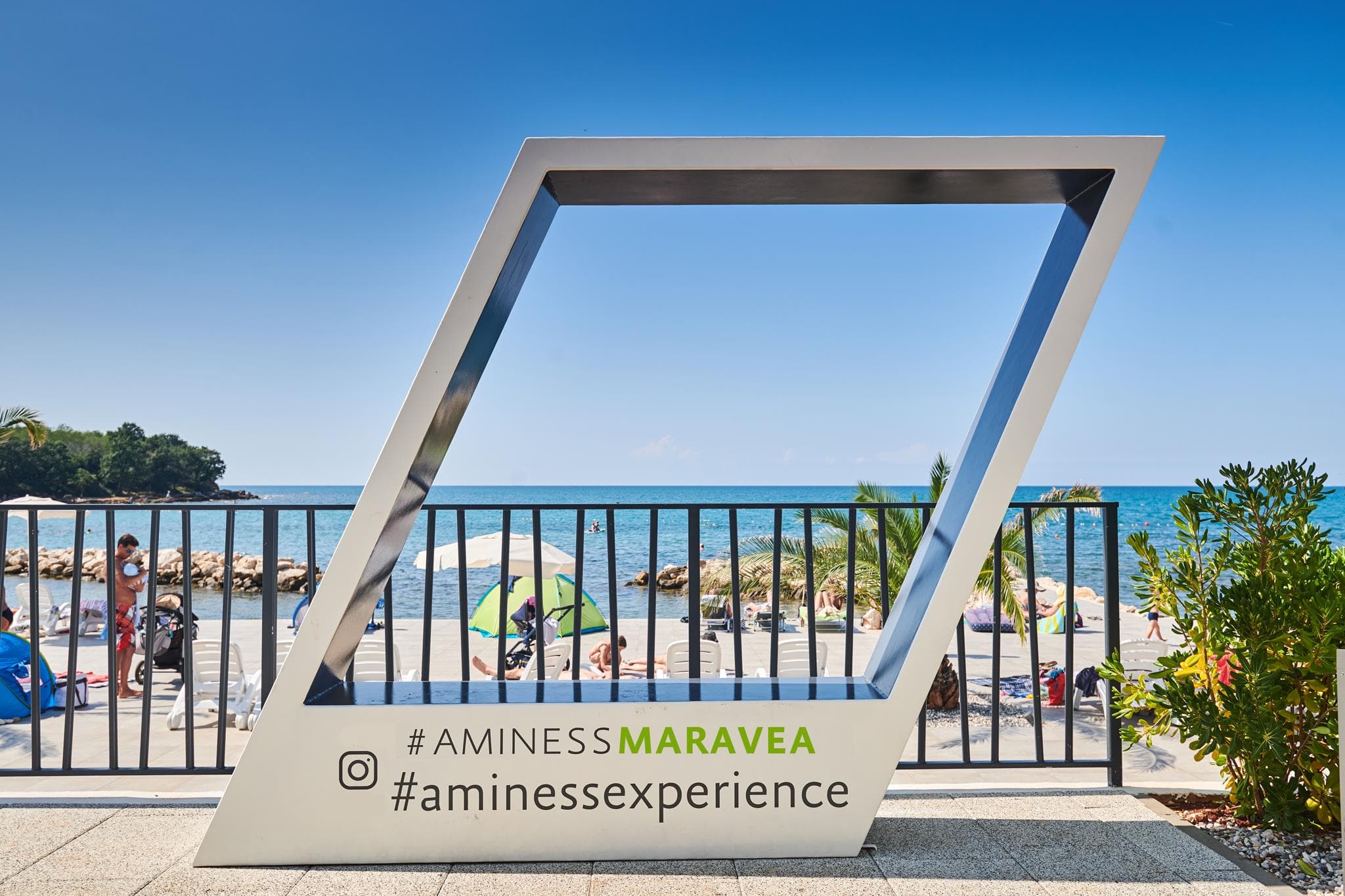 A scenery from Aminess Maravea Camping Resort
