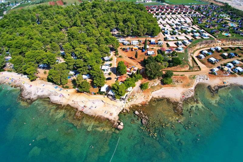A scenery from Aminess Sirena Campsite