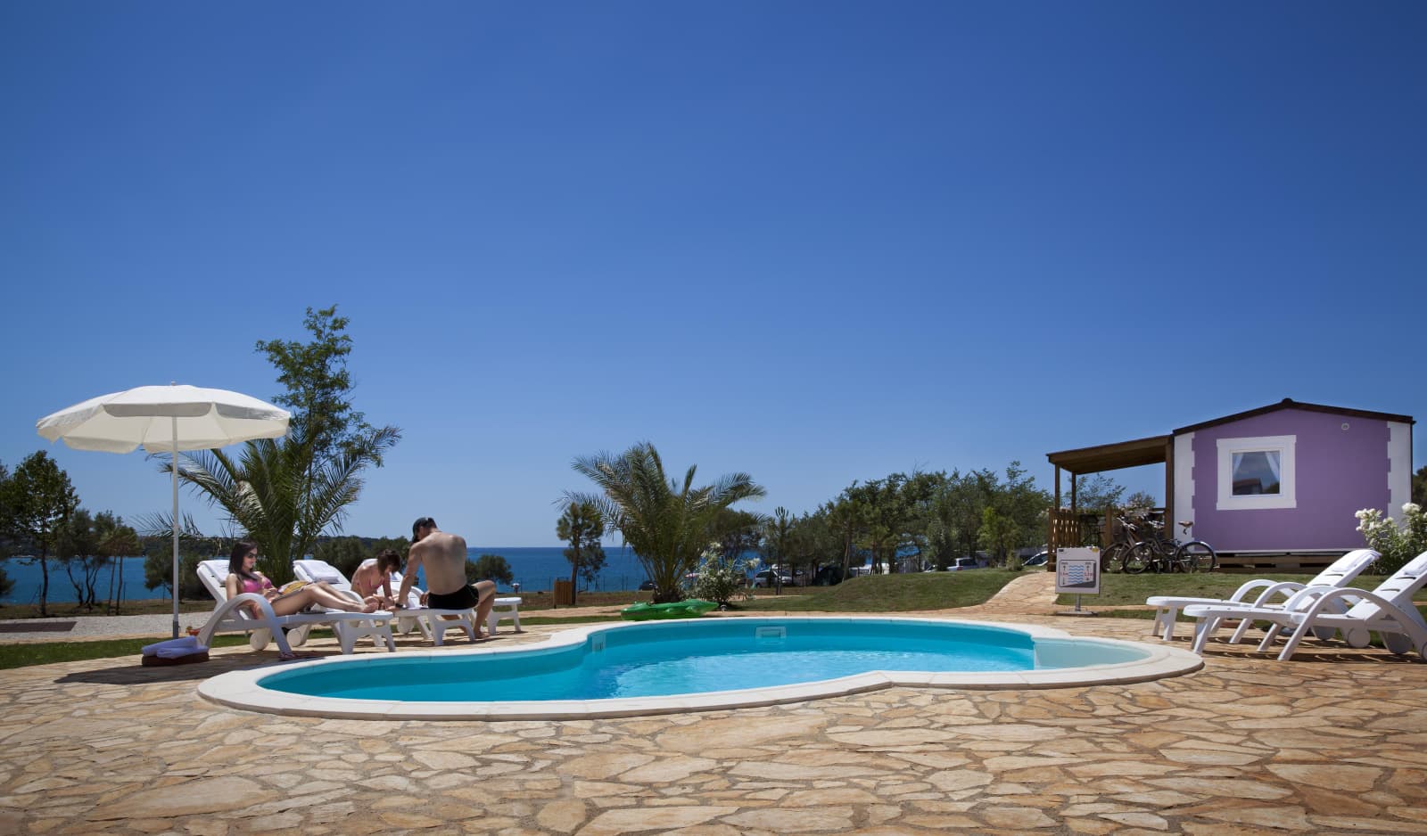 A scenery from Aminess Sirena Campsite