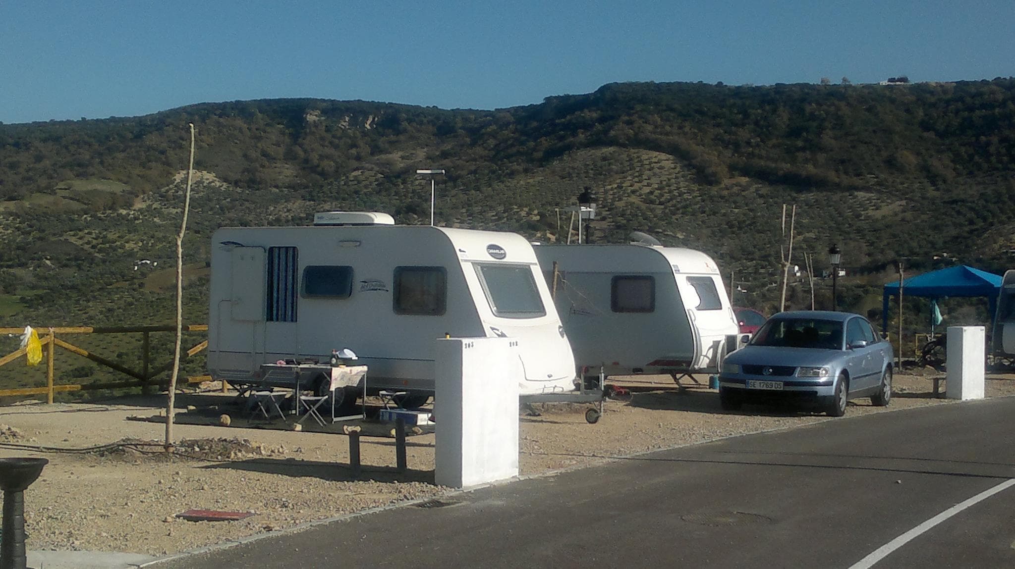A scenery from Camping Pueblo Blanco
