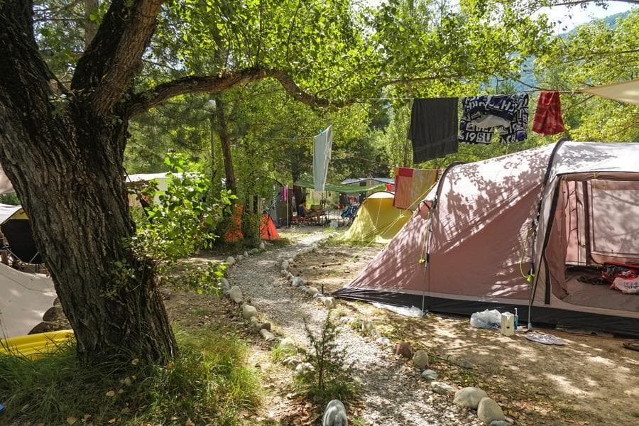 A scenery from Camping du Brec