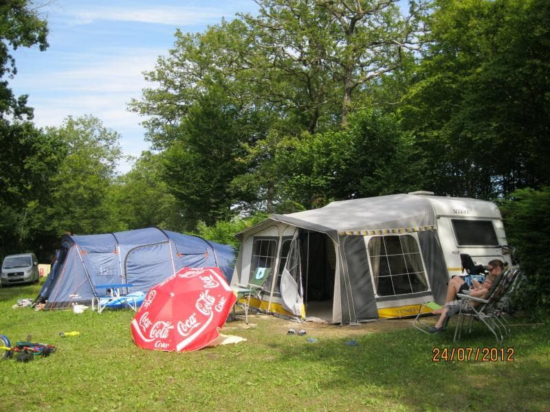 A scenery from Flower Camping La Forêt