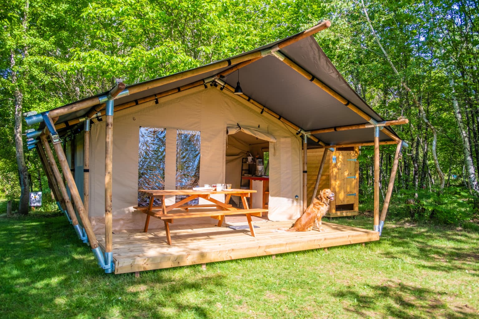 A scenery from Camping de la Bucherie