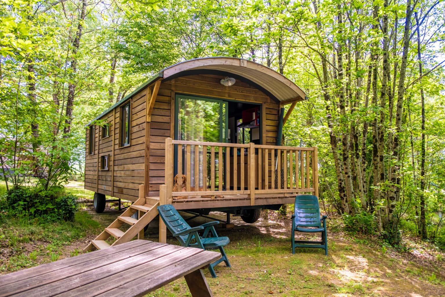 A scenery from Camping de la Bucherie