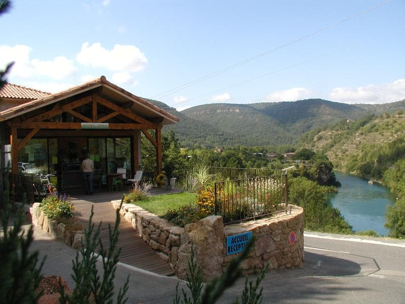 A scenery from Camping de la Cascade