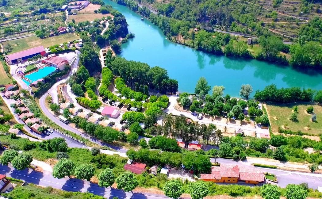 A scenery from Camping de la Cascade