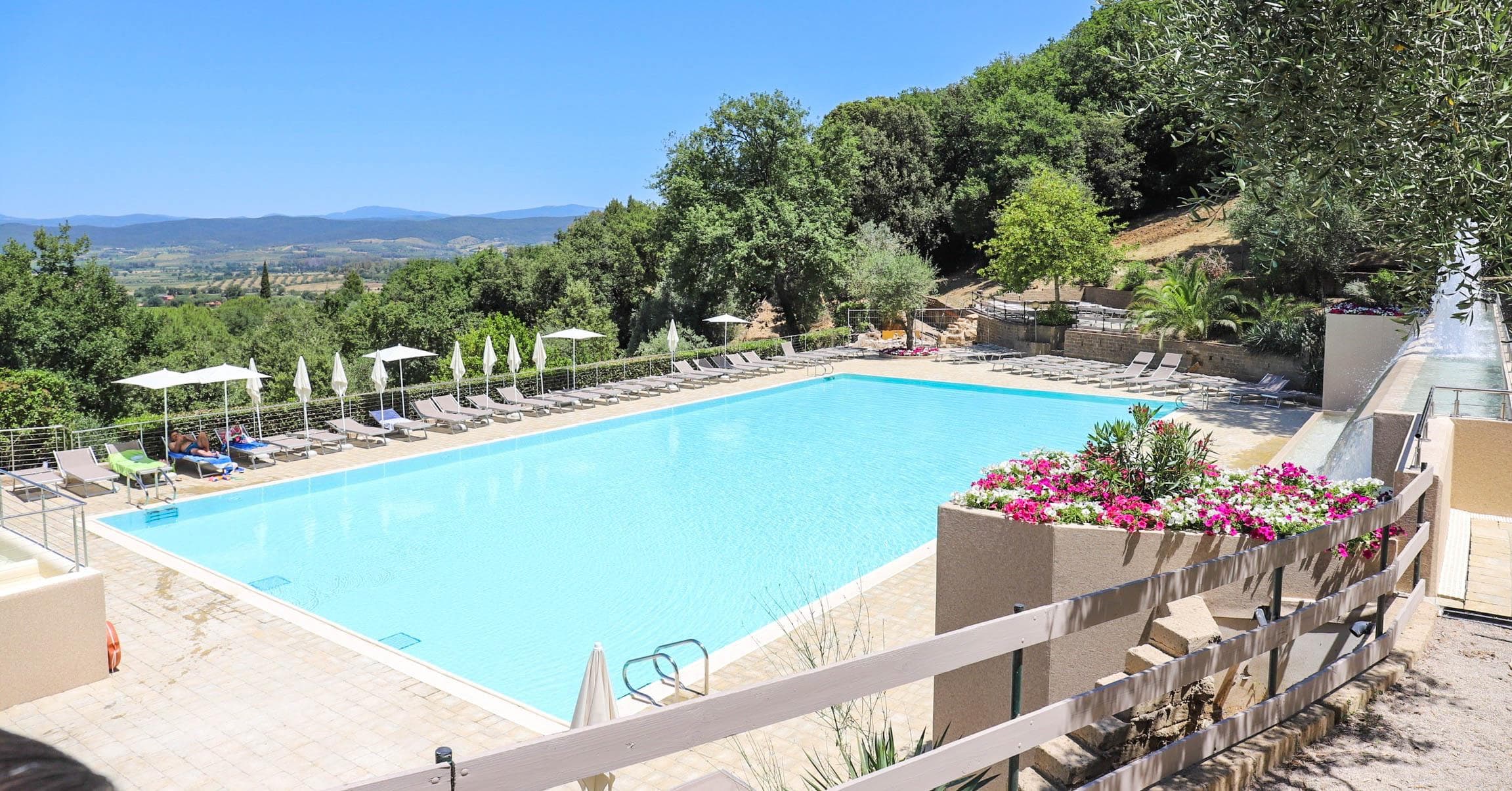 A scenery from Vallicella Glamping Resort