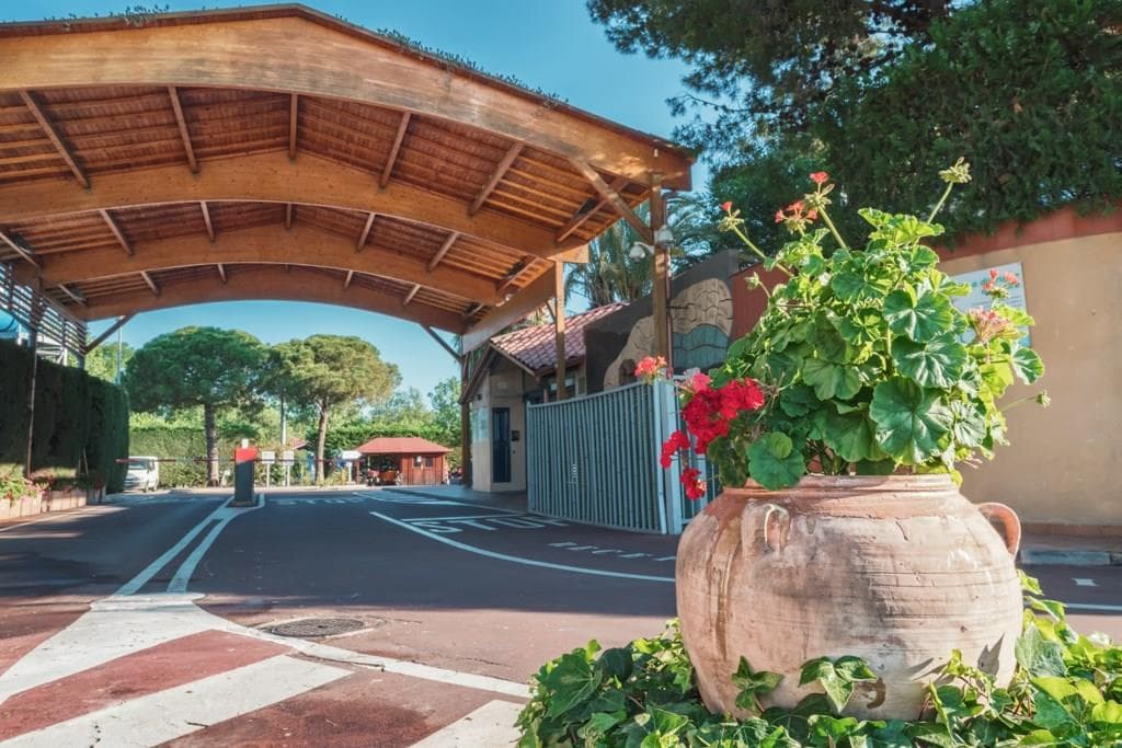 A scenery from Camping La Pineda de Salou