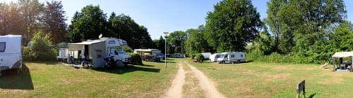 A scenery from Camping ABC am Großensee/Hamburg
