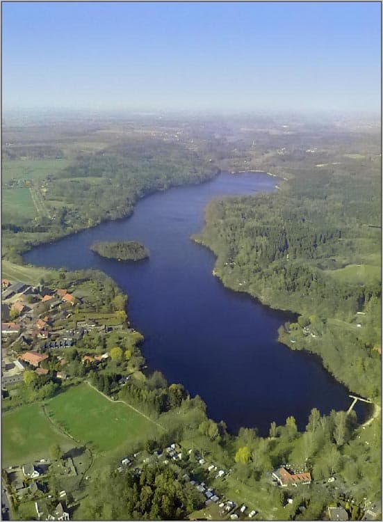 A scenery from Camping ABC am Großensee/Hamburg