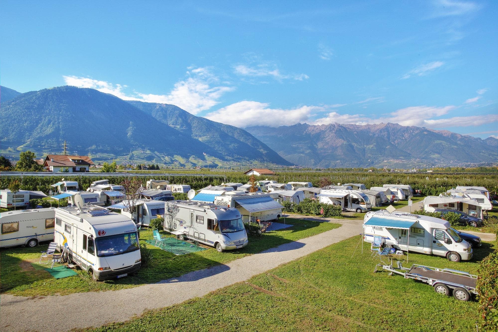 A scenery from Camping Arquin