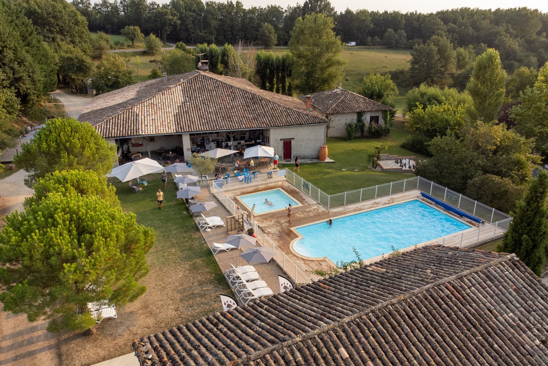 A scenery from Camping Fargogne