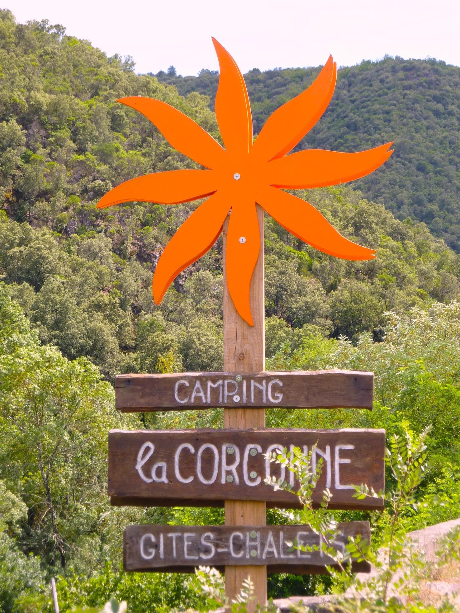 A scenery from Camping La Corconne