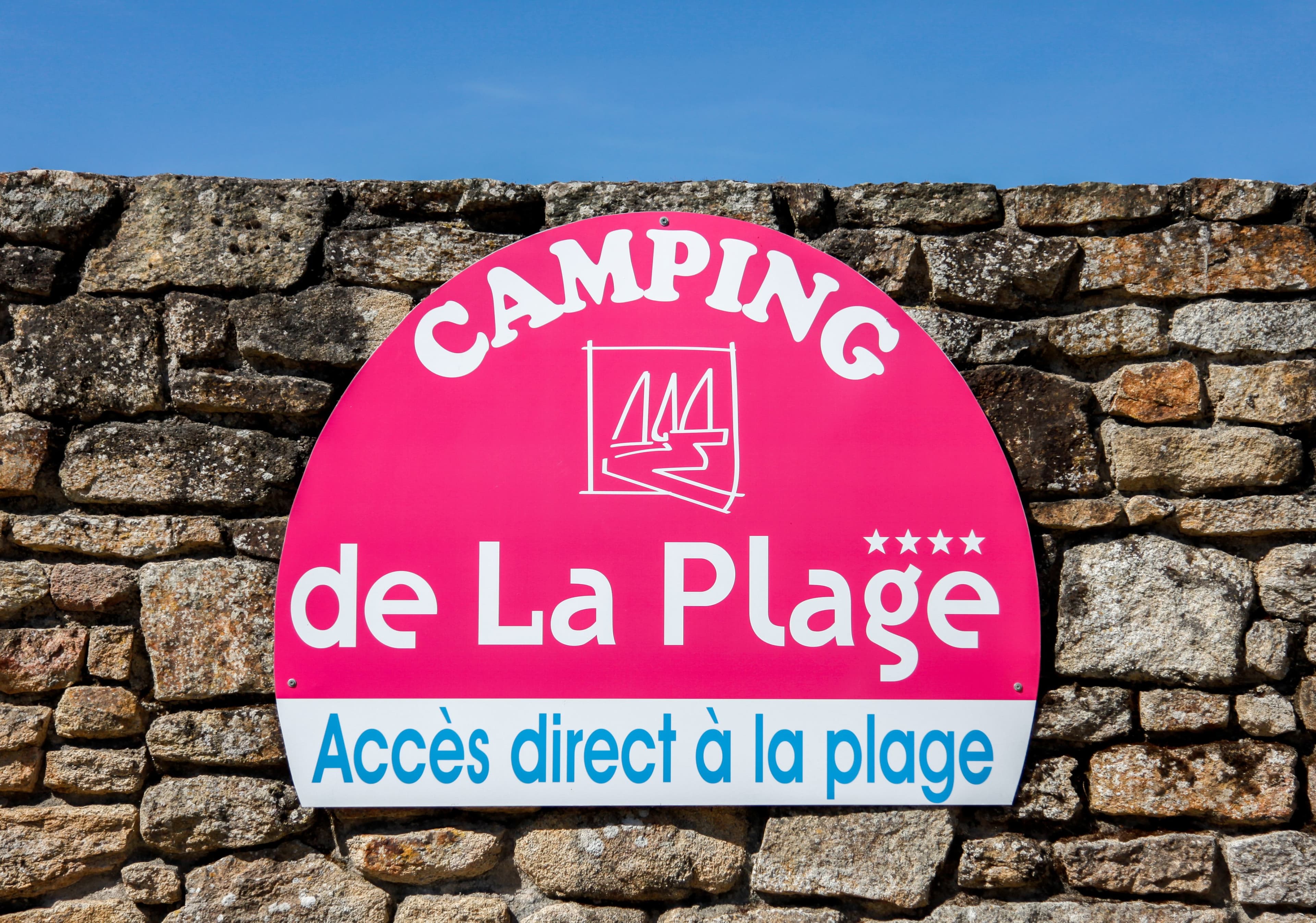 A scenery from Camping de la Plage