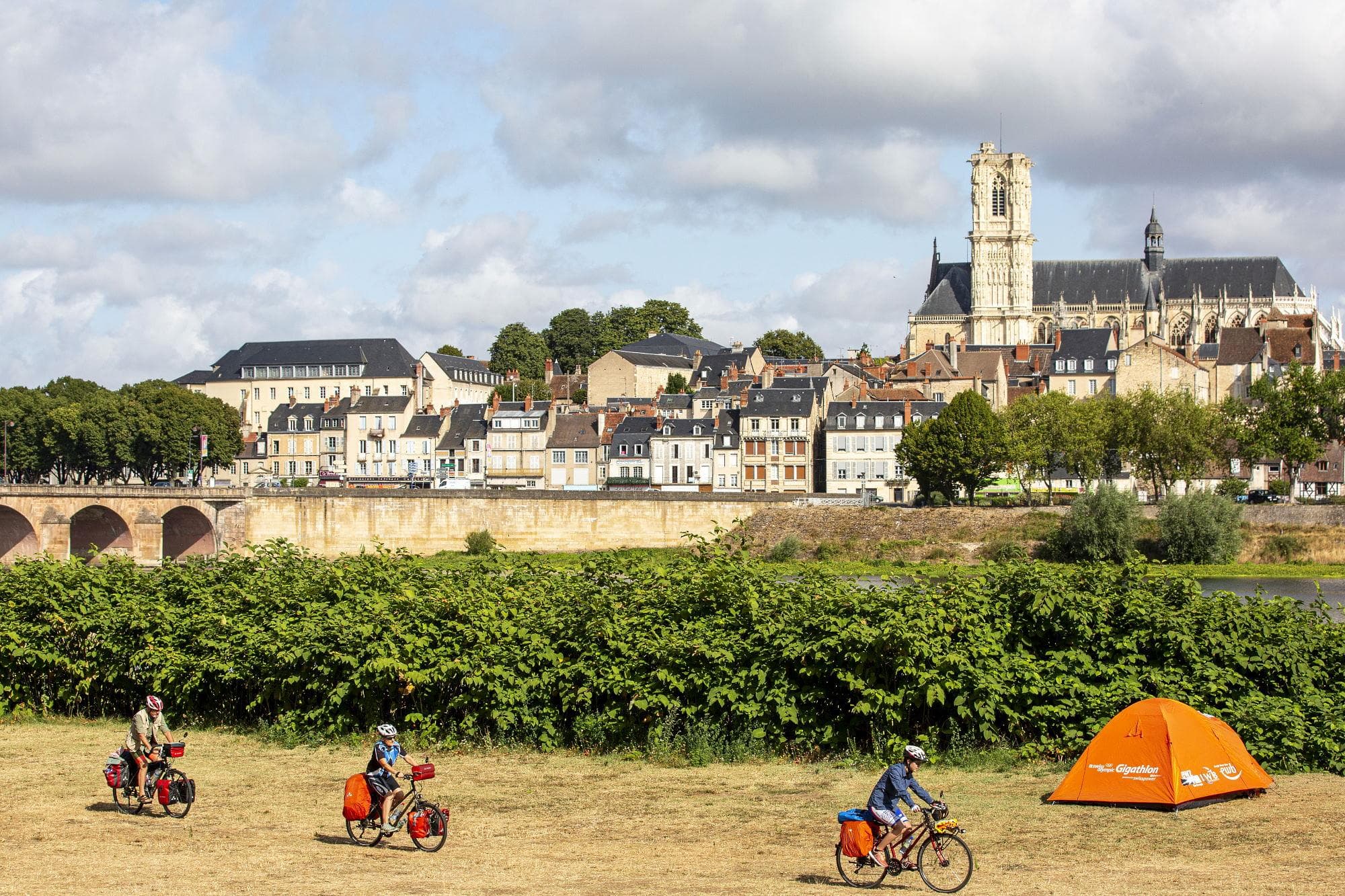 A scenery from Camping de Nevers