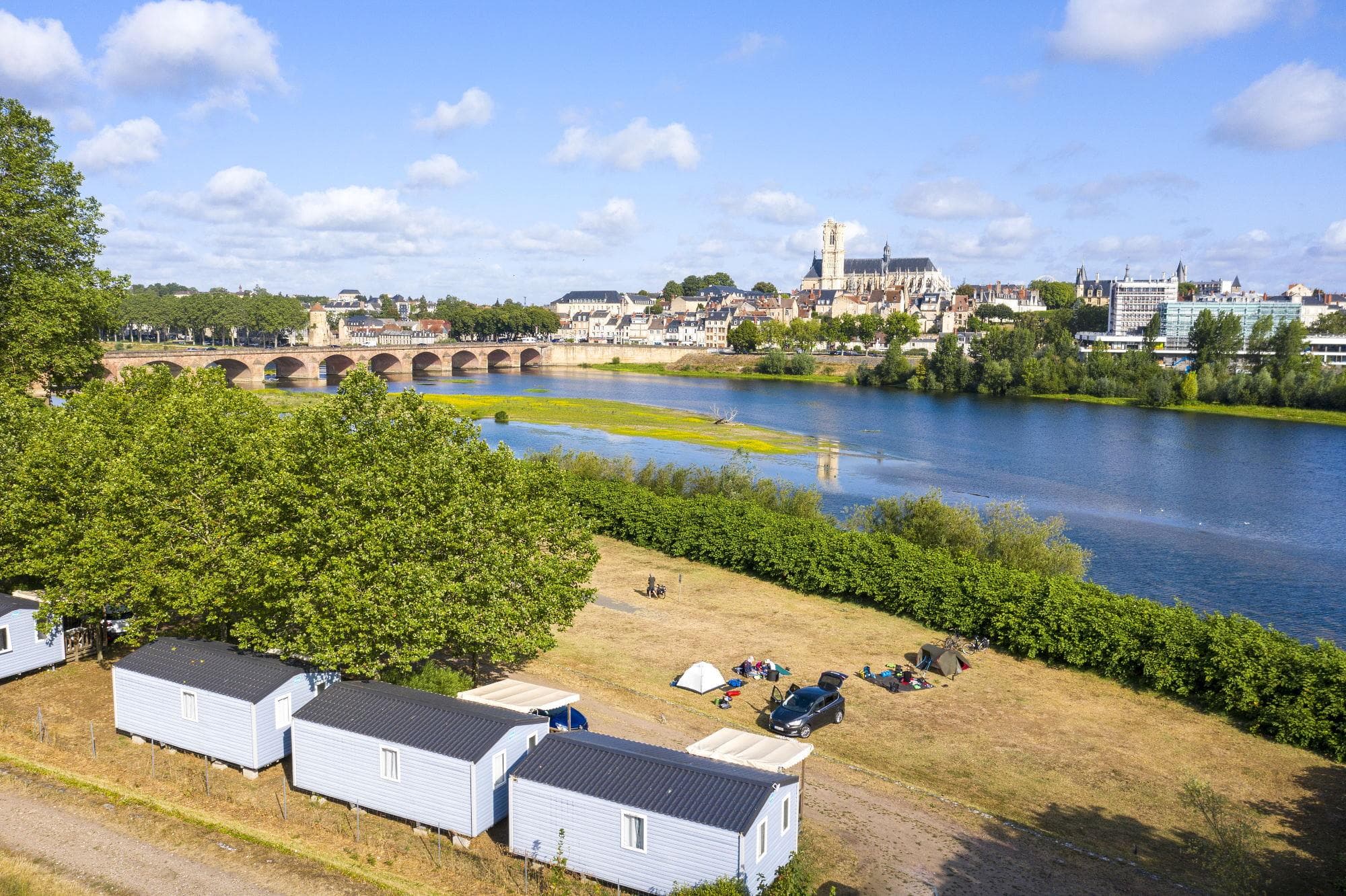 A scenery from Camping de Nevers