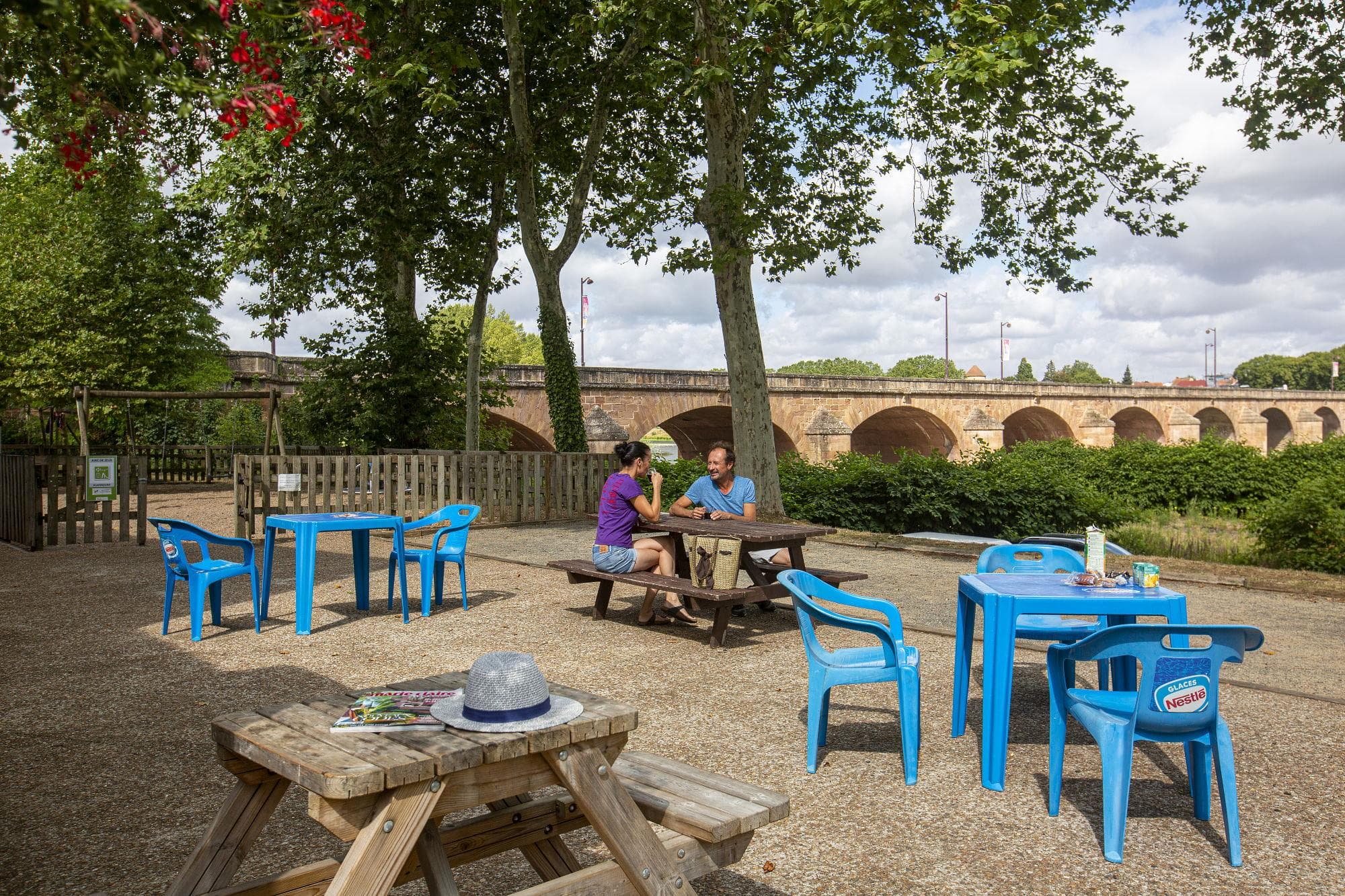 A scenery from Camping de Nevers