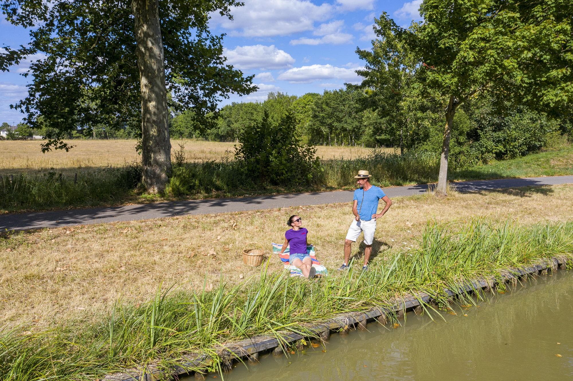 A scenery from Camping de Nevers