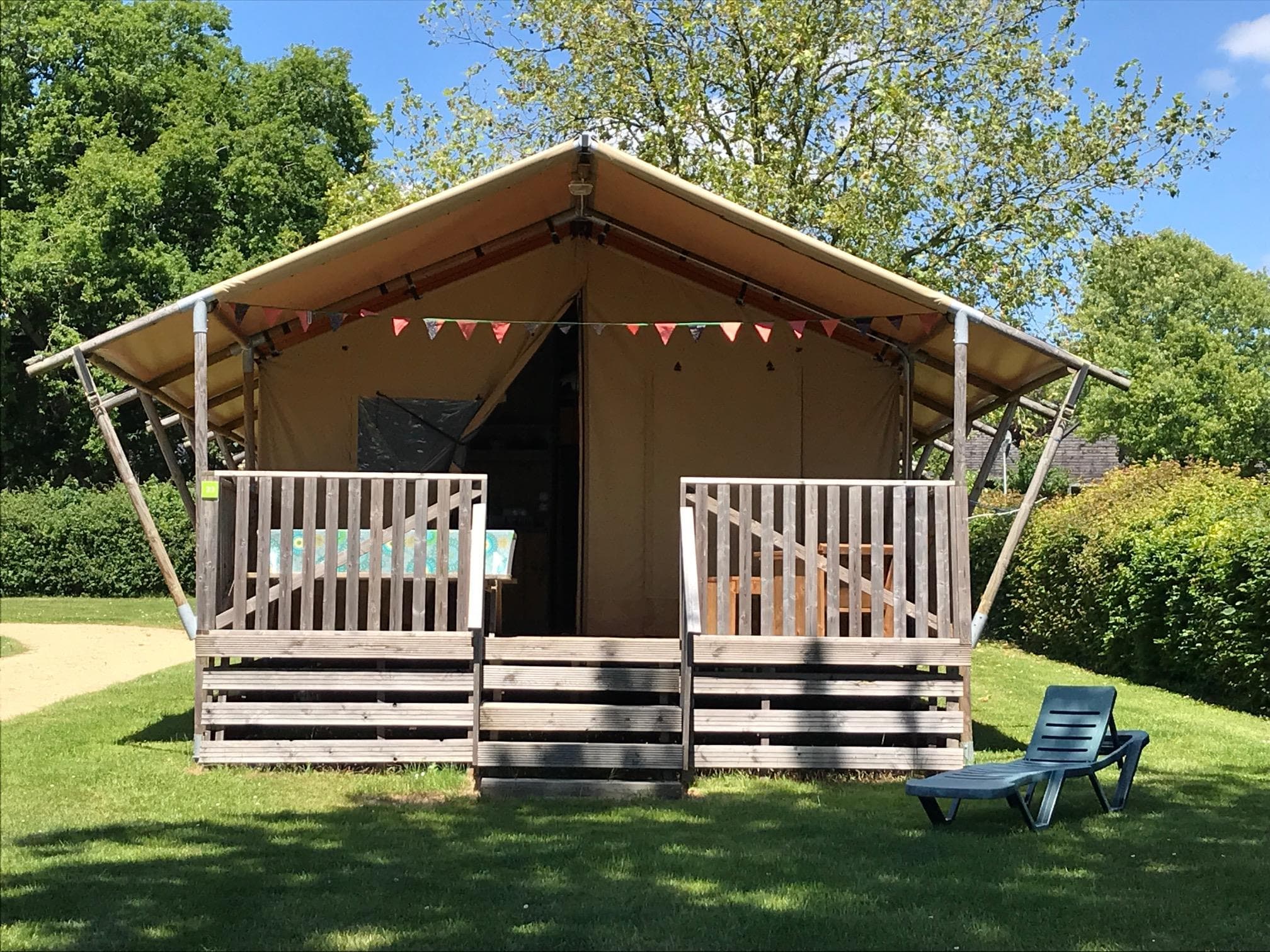 A scenery from Glamping Sainte-Suzanne
