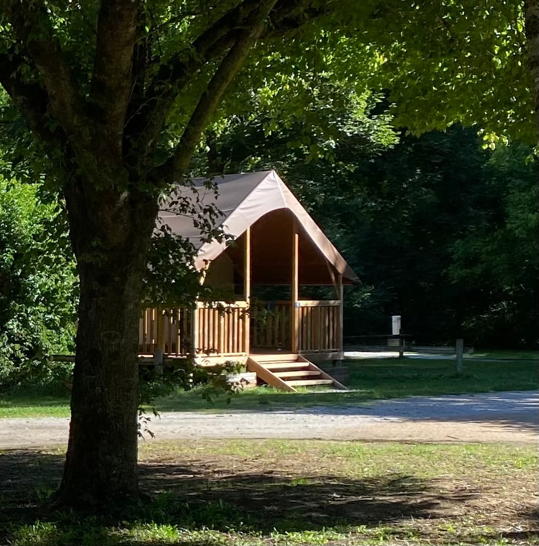A scenery from Camping Au Bon Endroit