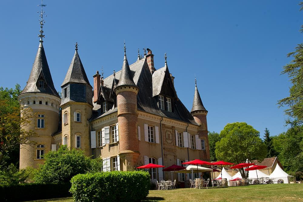 A scenery from Camping Château Le Haget