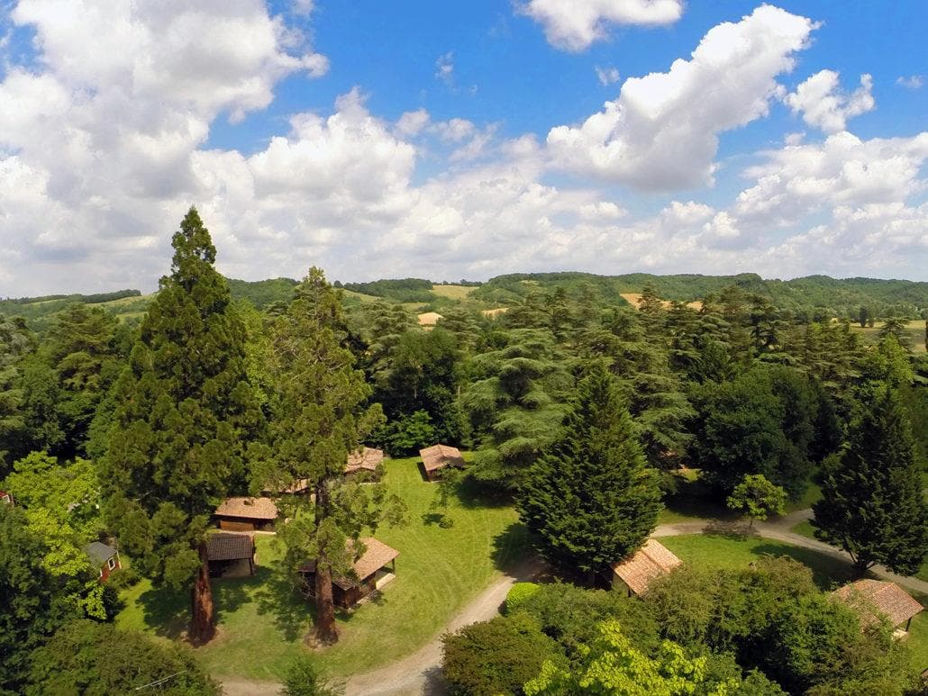 A scenery from Camping Château Le Haget