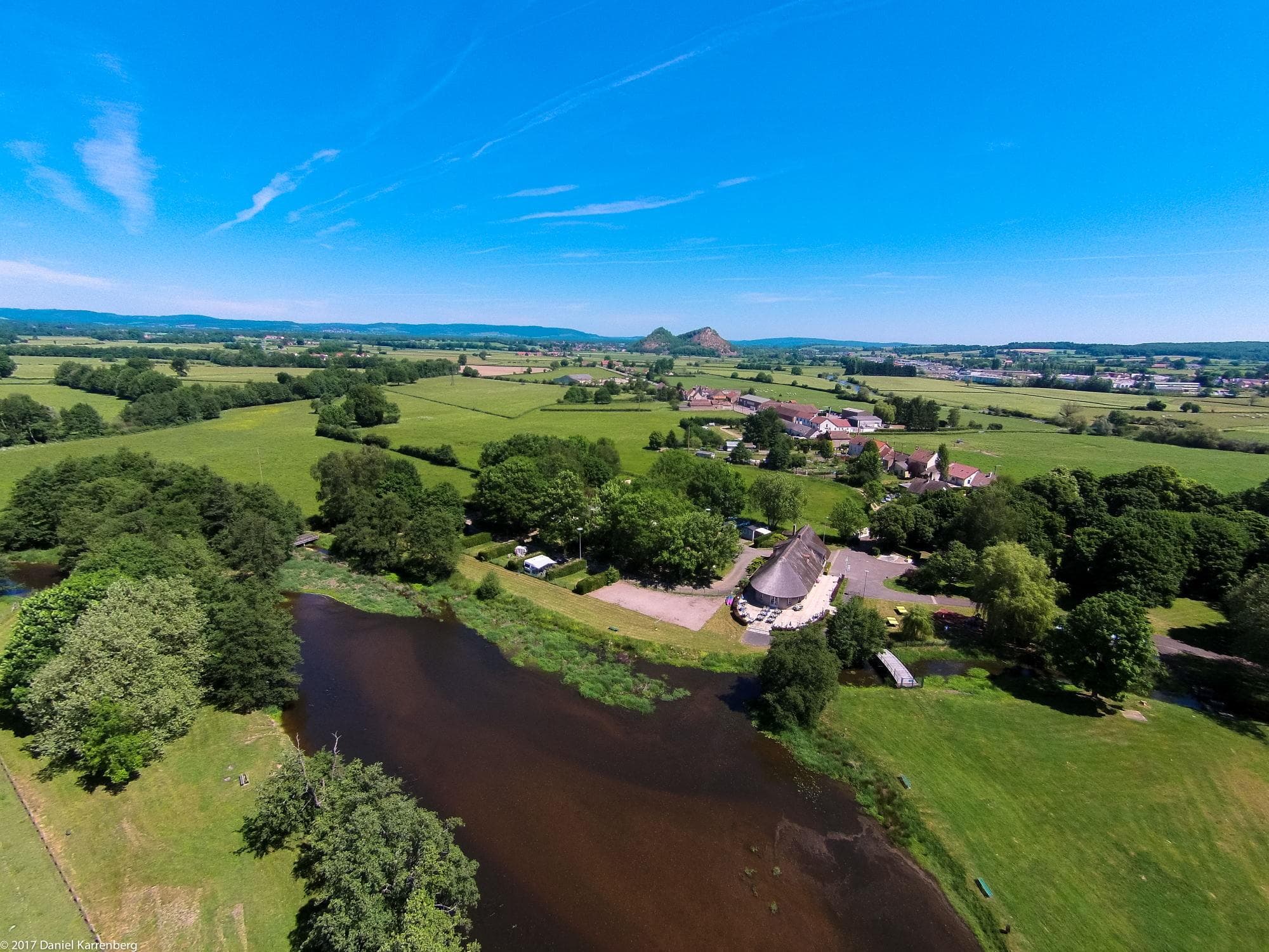 A scenery from Camping d'Autun