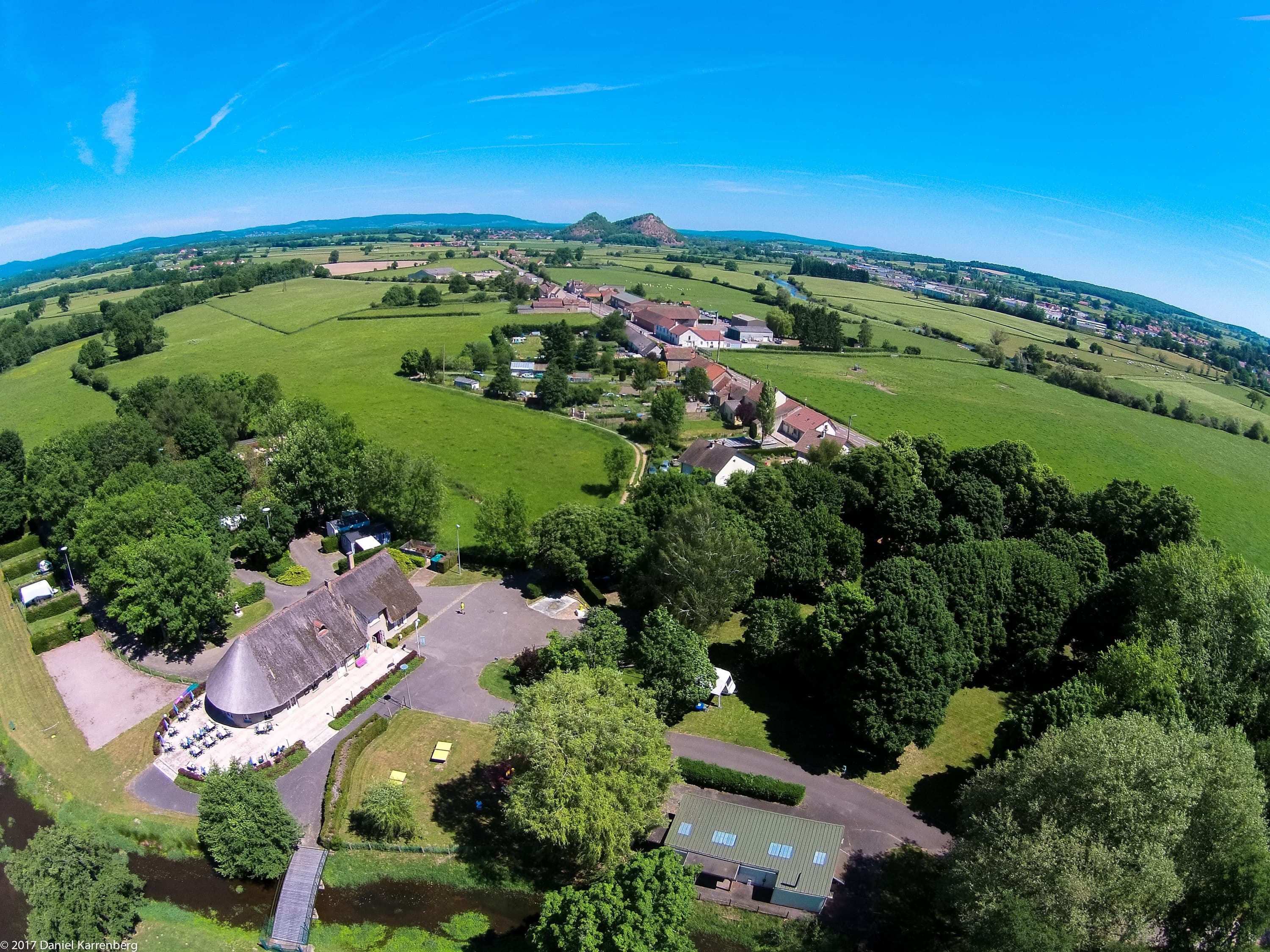 A scenery from Camping d'Autun