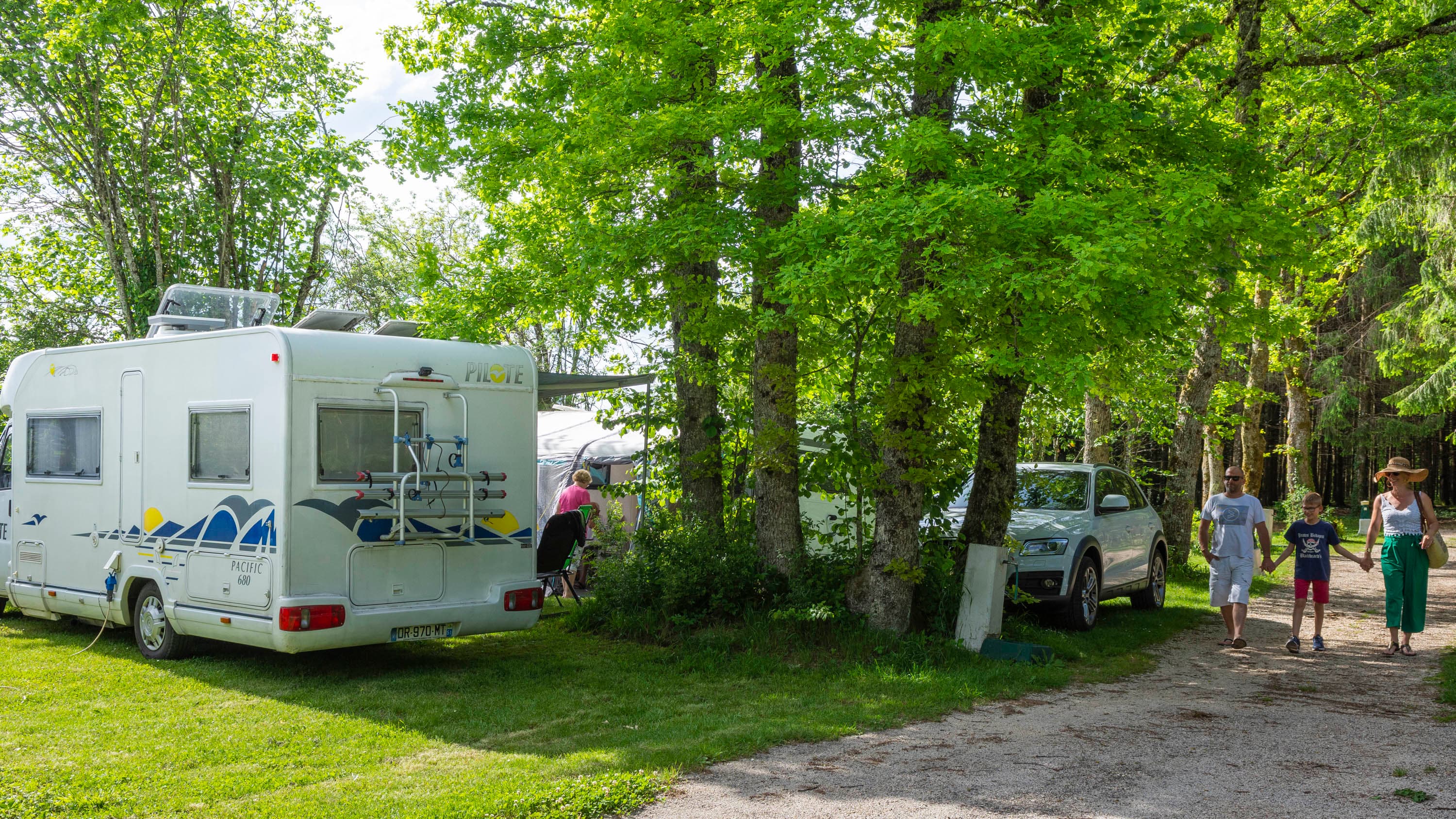 A scenery from Camping de la Forêt