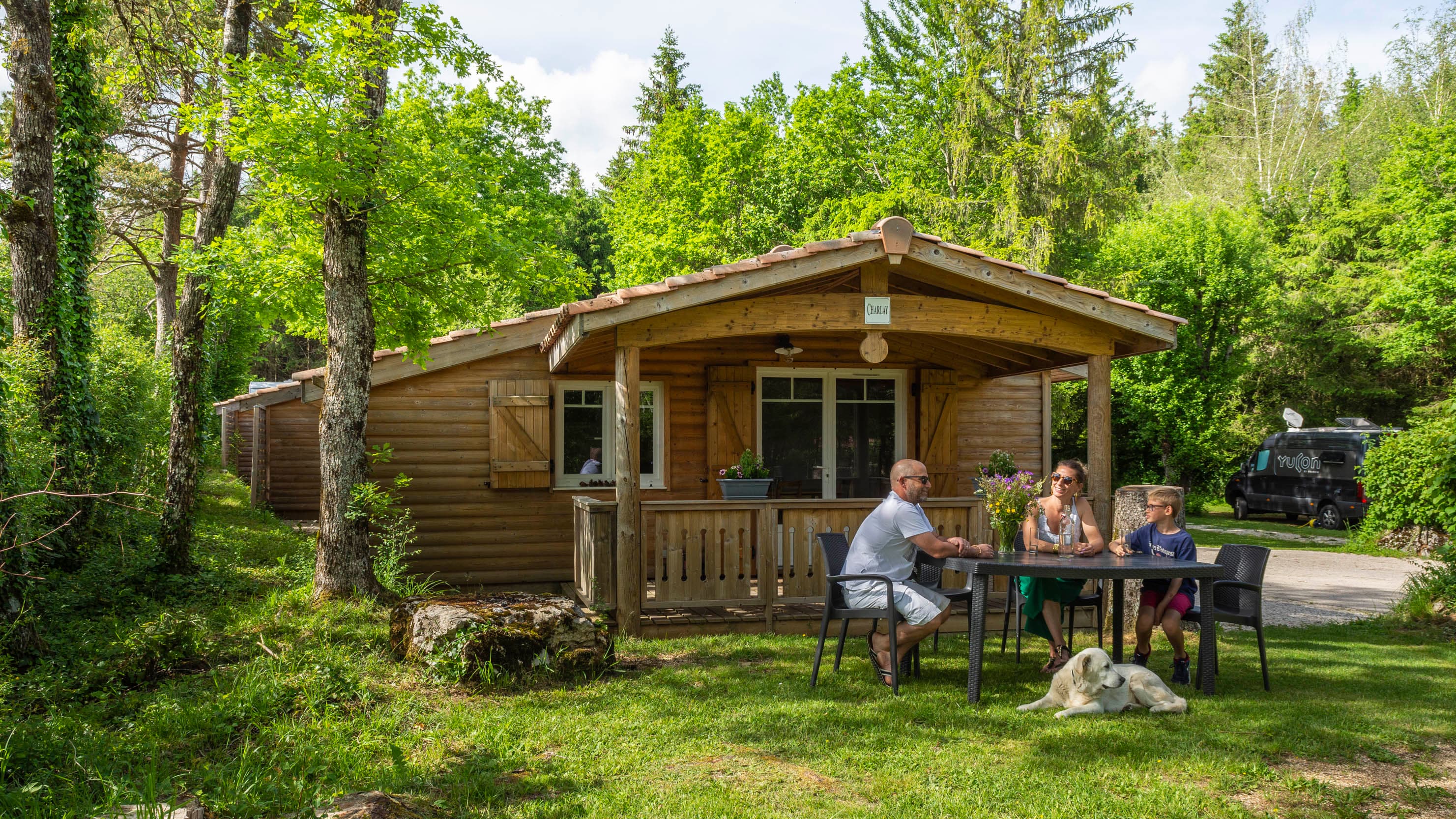 A scenery from Camping de la Forêt