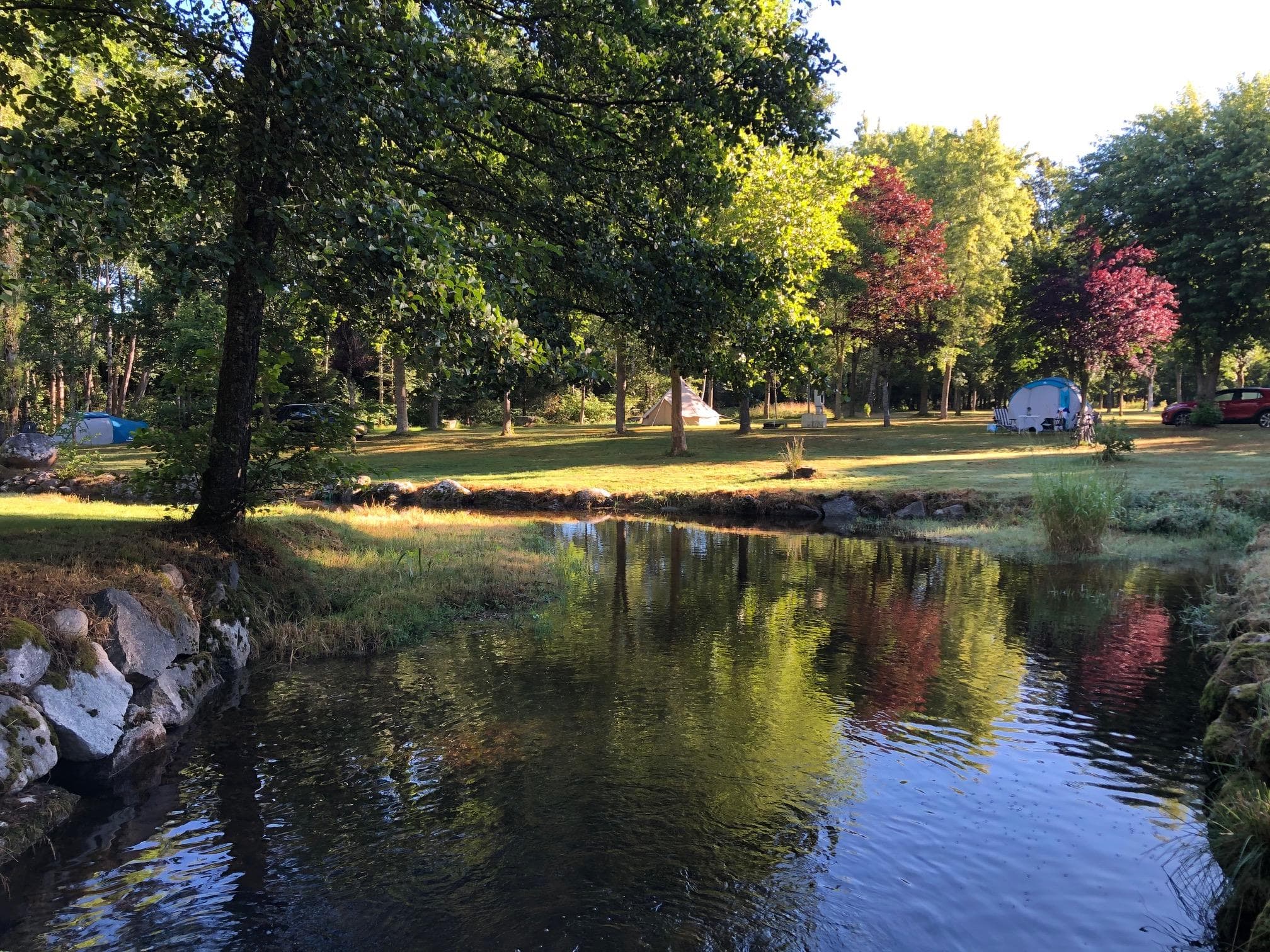 A scenery from Camping Pré Vologne