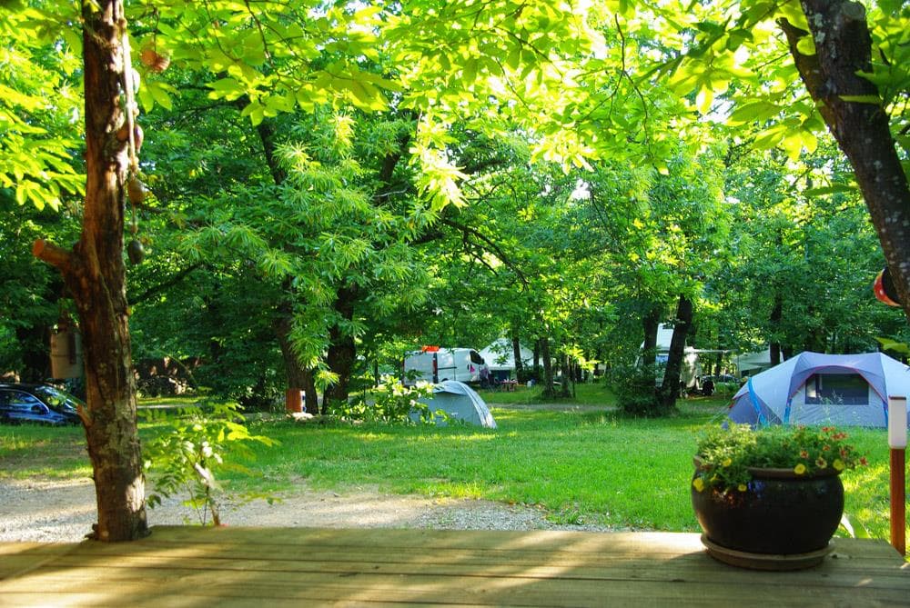 A scenery from Camping La Châtaigneraie