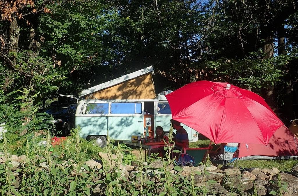 A scenery from Camping La Châtaigneraie