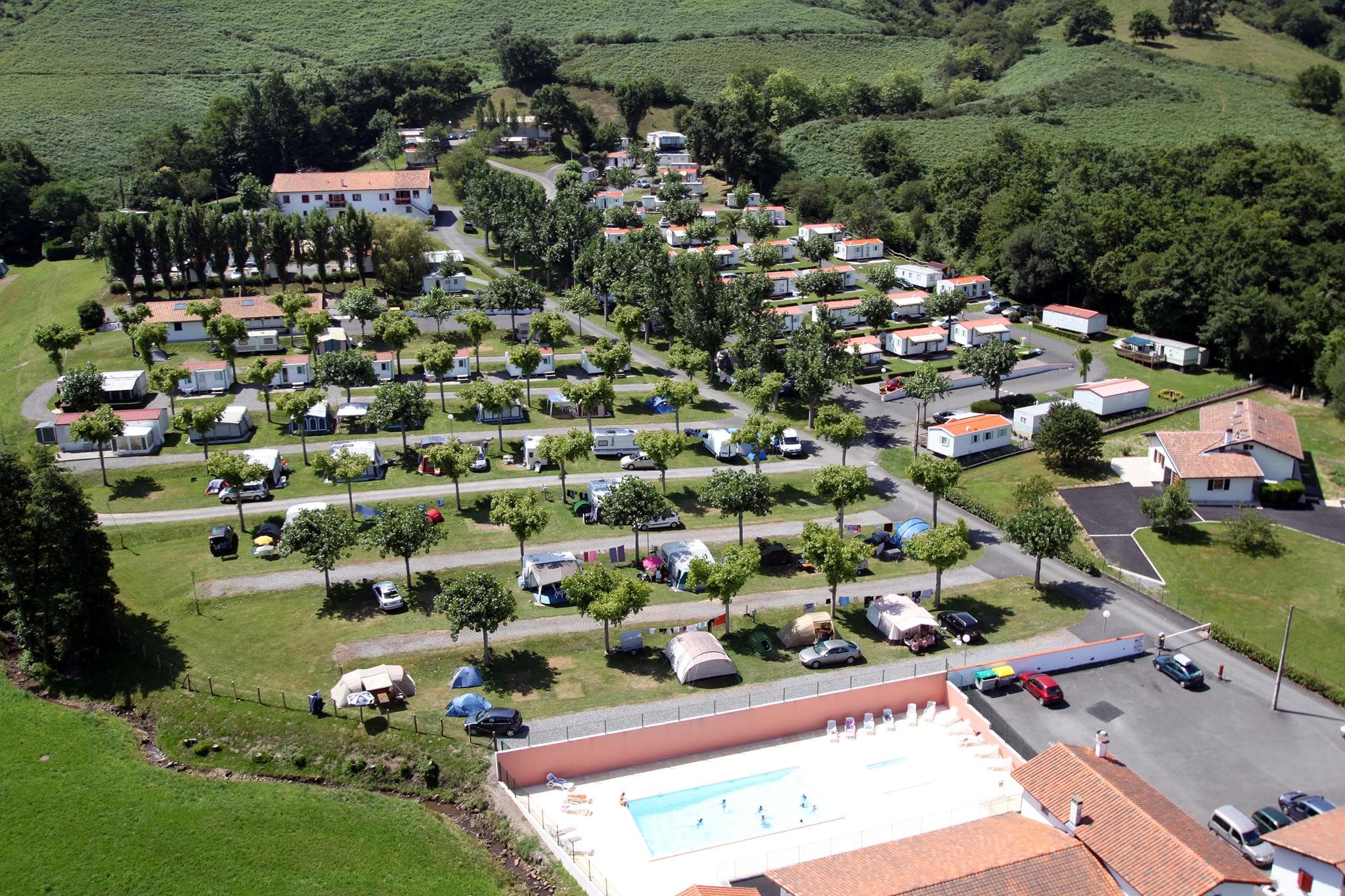 A scenery from CAMPING MENDI AZPIAN