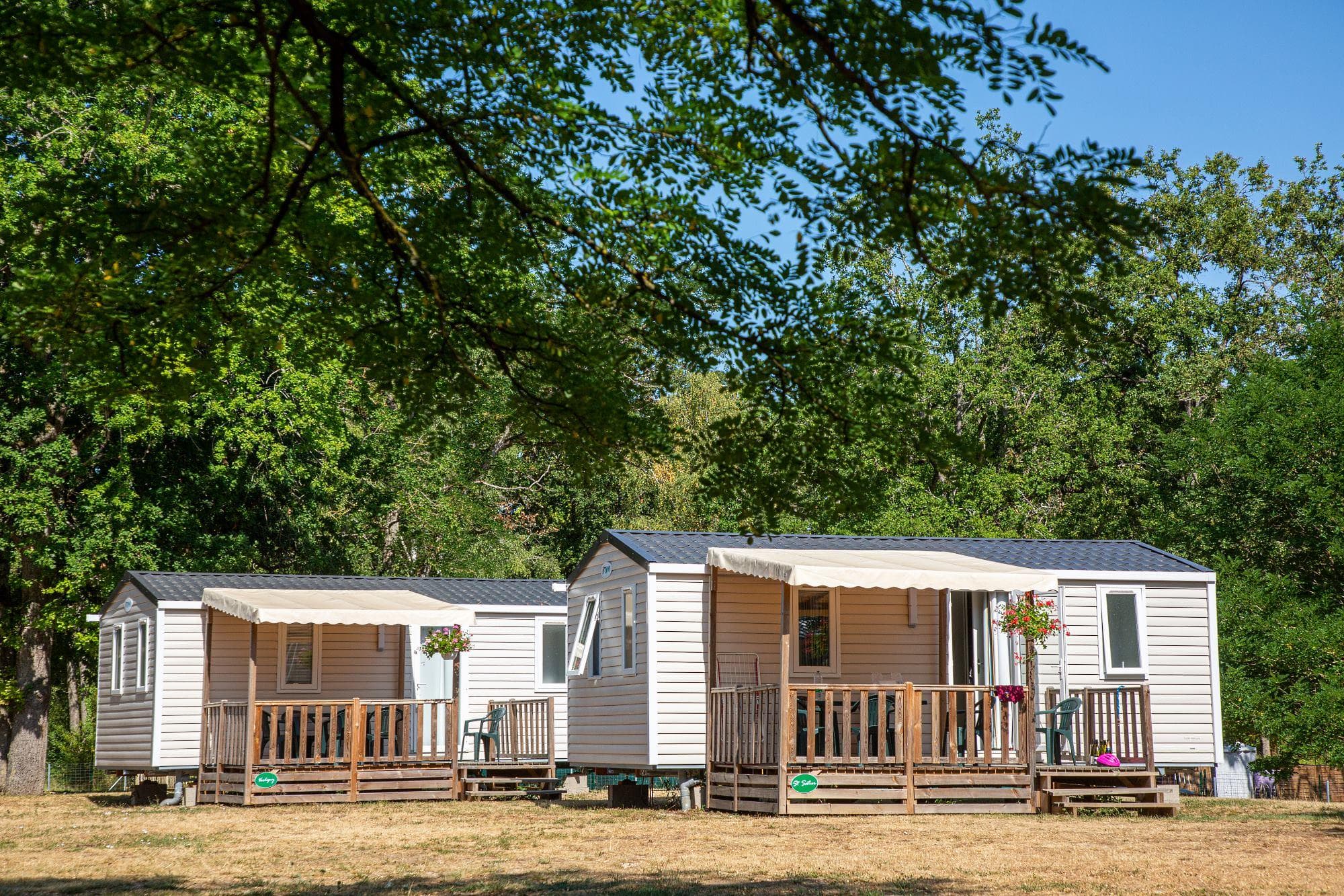 A scenery from Camping de L'Ile