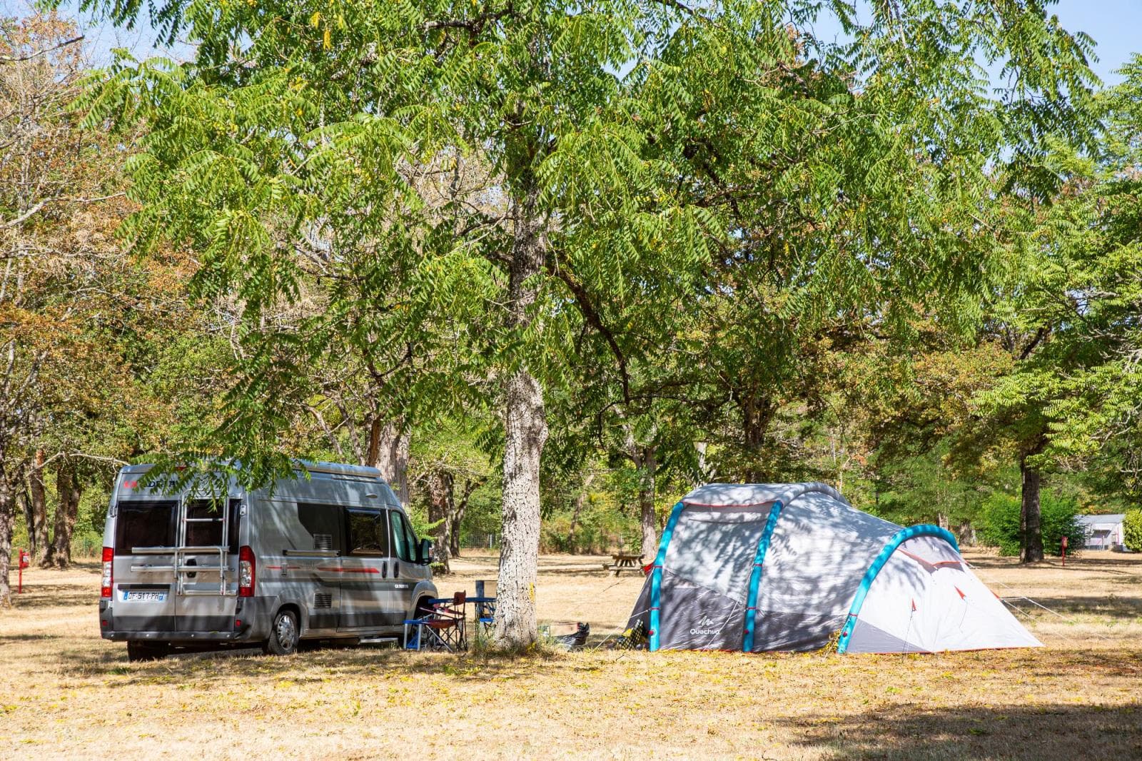 A scenery from Camping de L'Ile