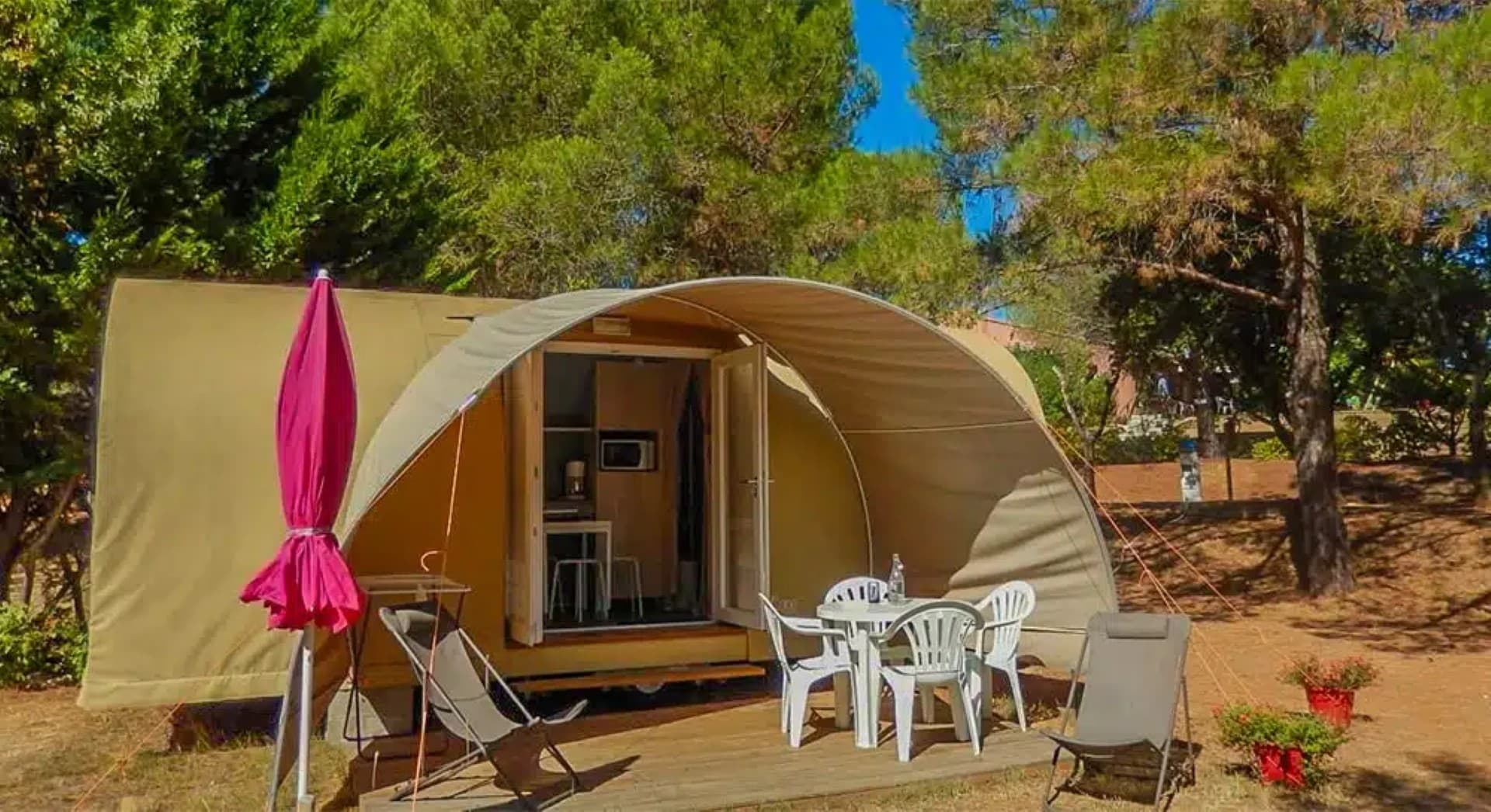 A scenery from Camping Les Terrasses