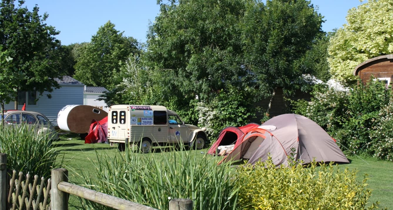 A scenery from Camping La Rabine