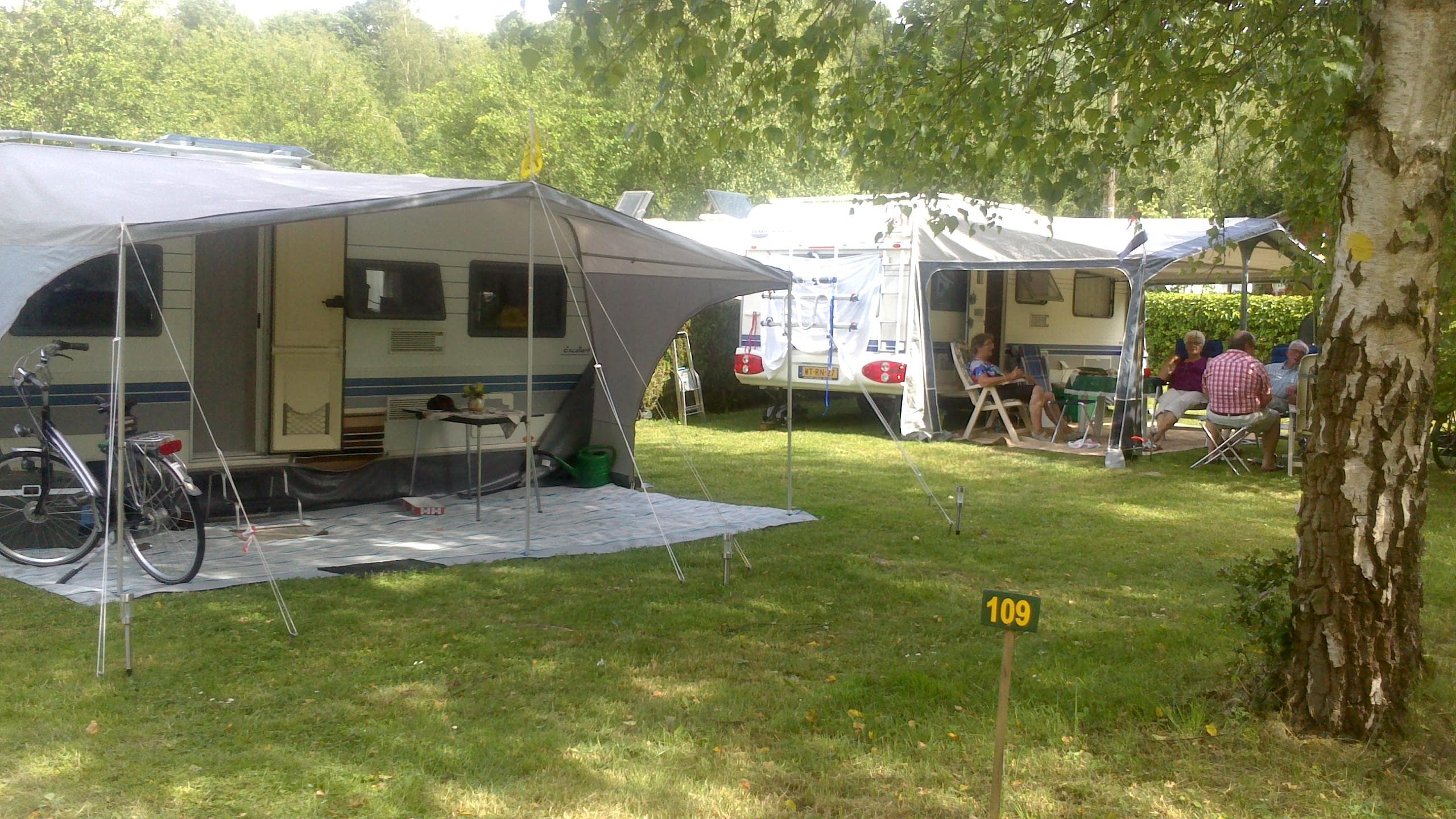 A scenery from Camping Les Bouleaux