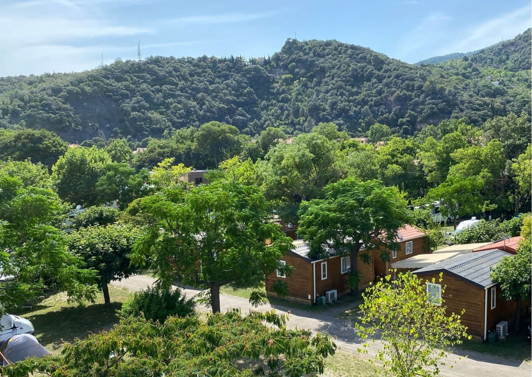 A scenery from Camping Amélia