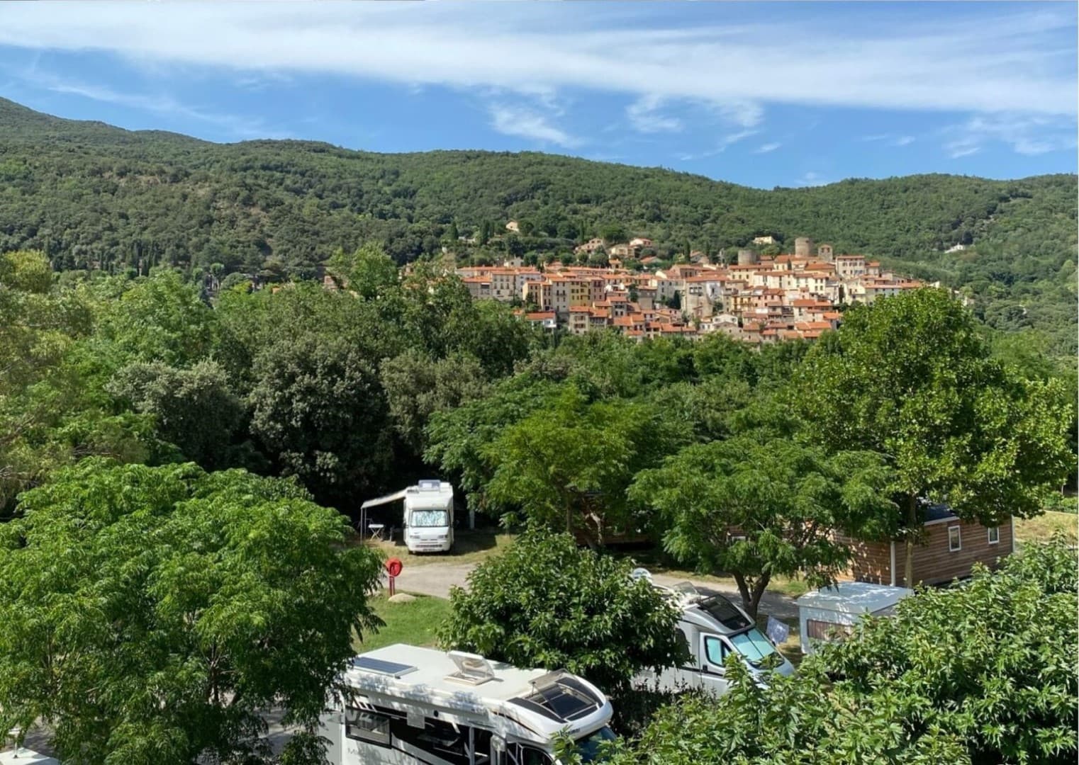 A scenery from Camping Amélia