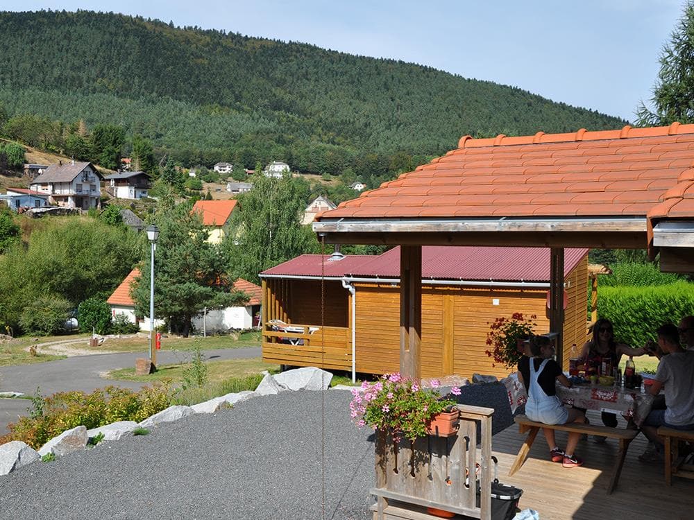 A scenery from Camping Les Huttes