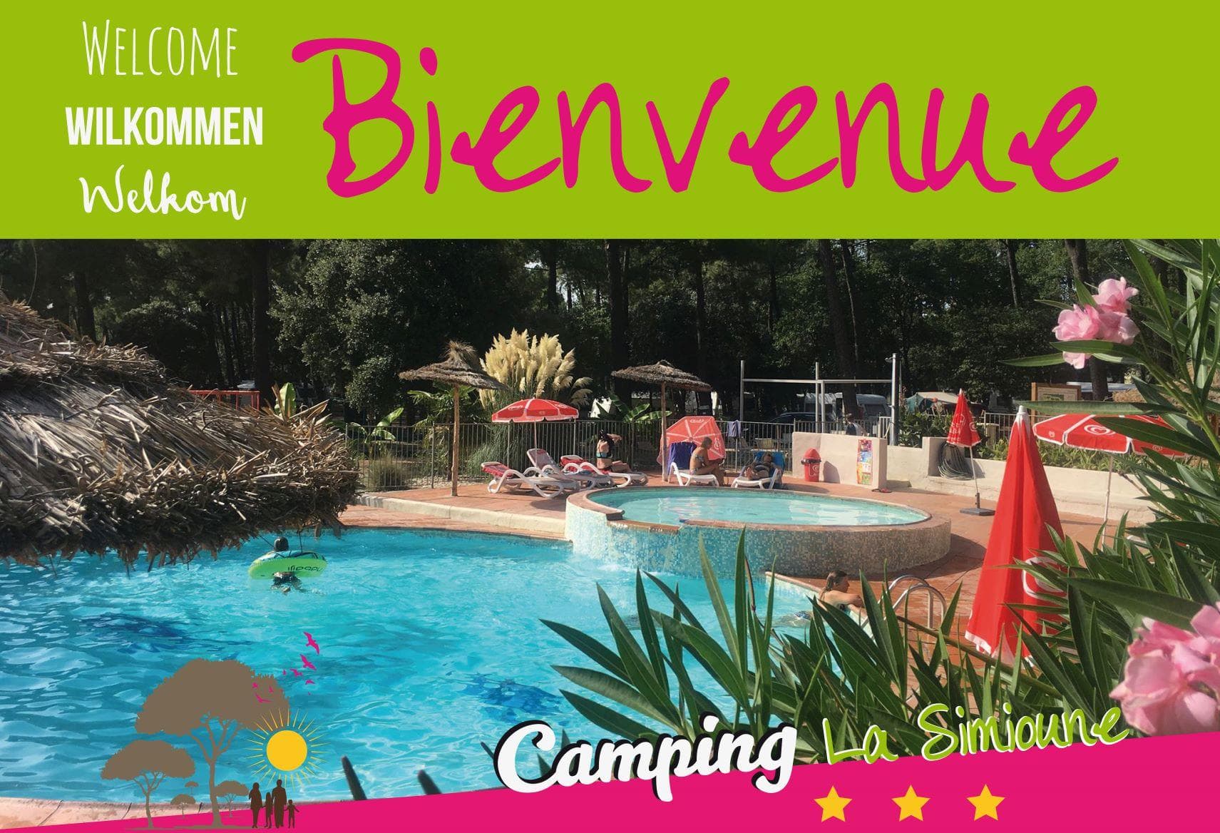 A scenery from Camping La Simioune Vaucluse et Drome Provencale