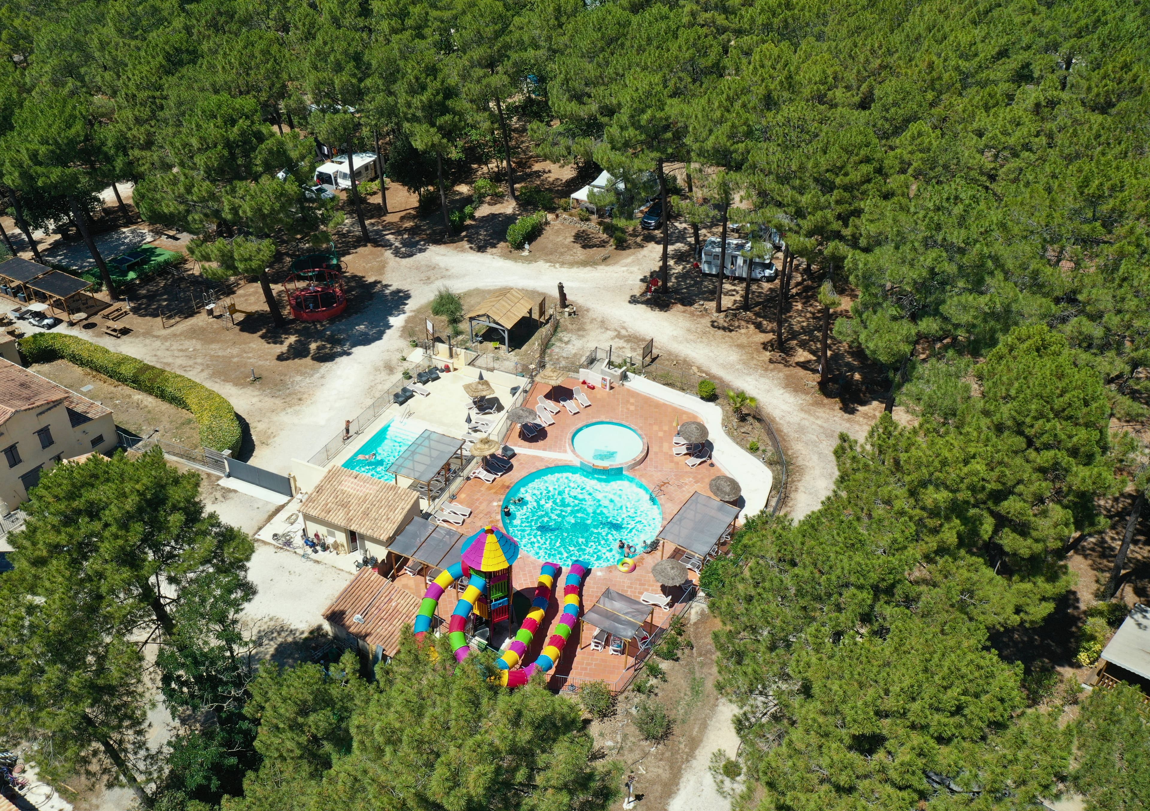 A scenery from Camping La Simioune Vaucluse et Drome Provencale