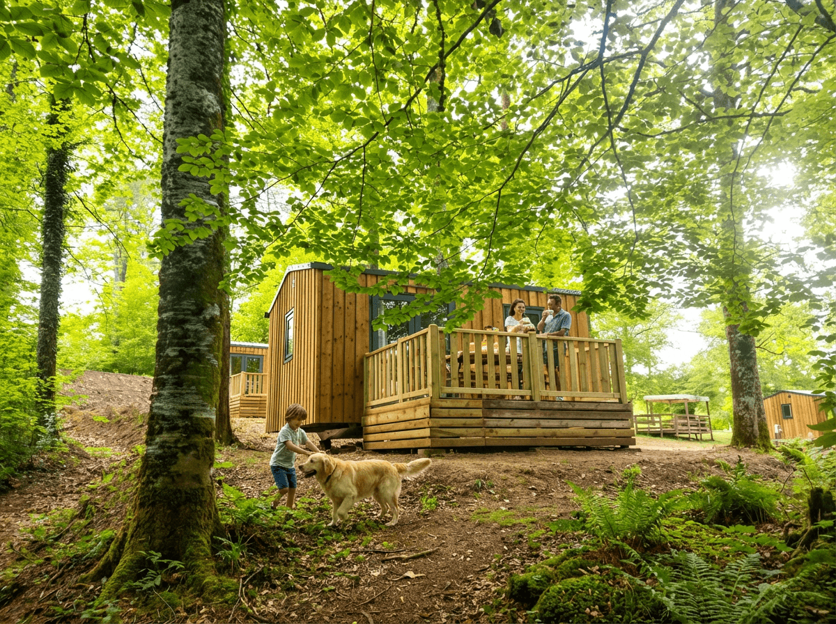 A scenery from Camping Les Rives du lac Cantalès