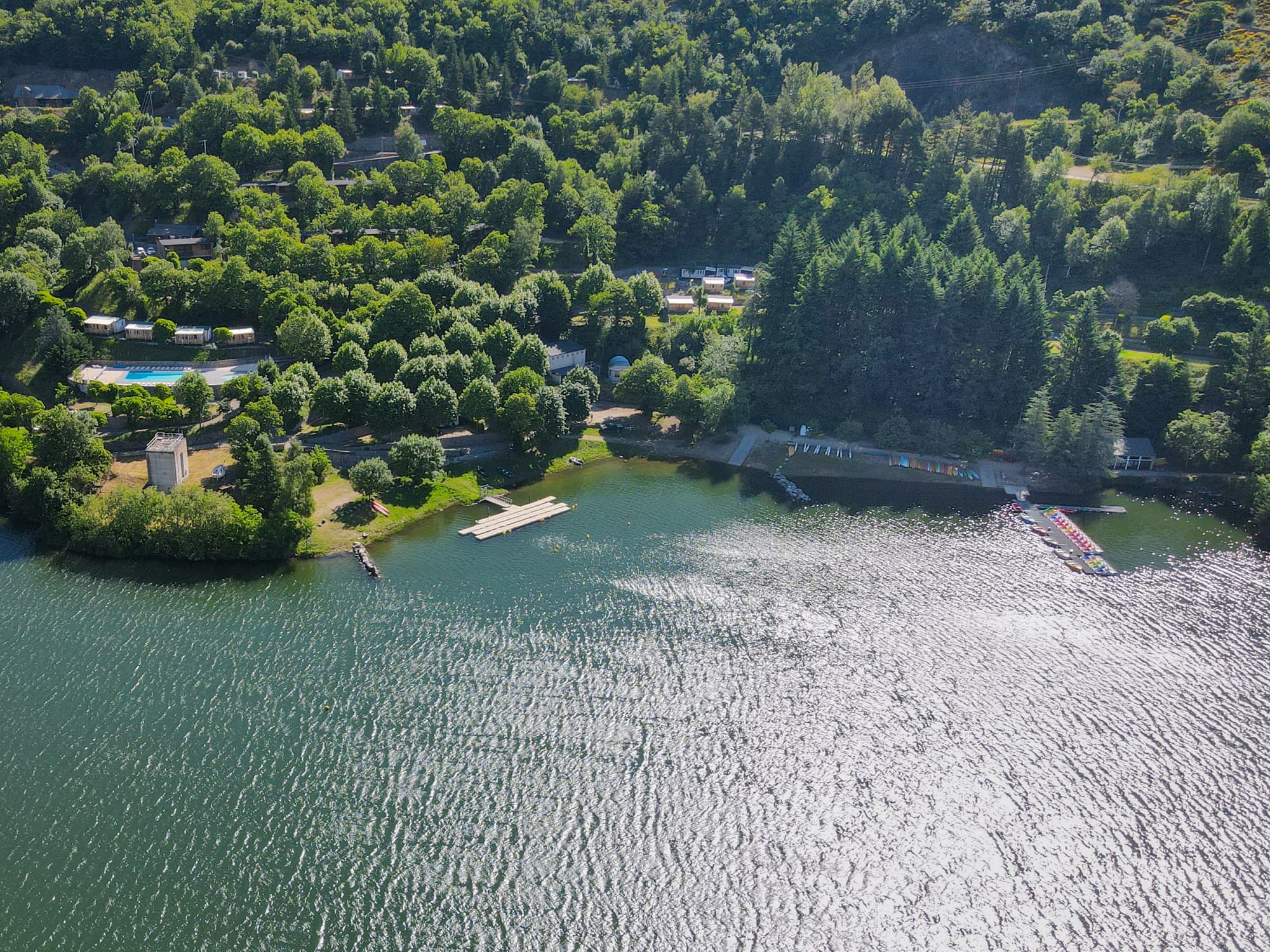 A scenery from Camping Lac de Villefort