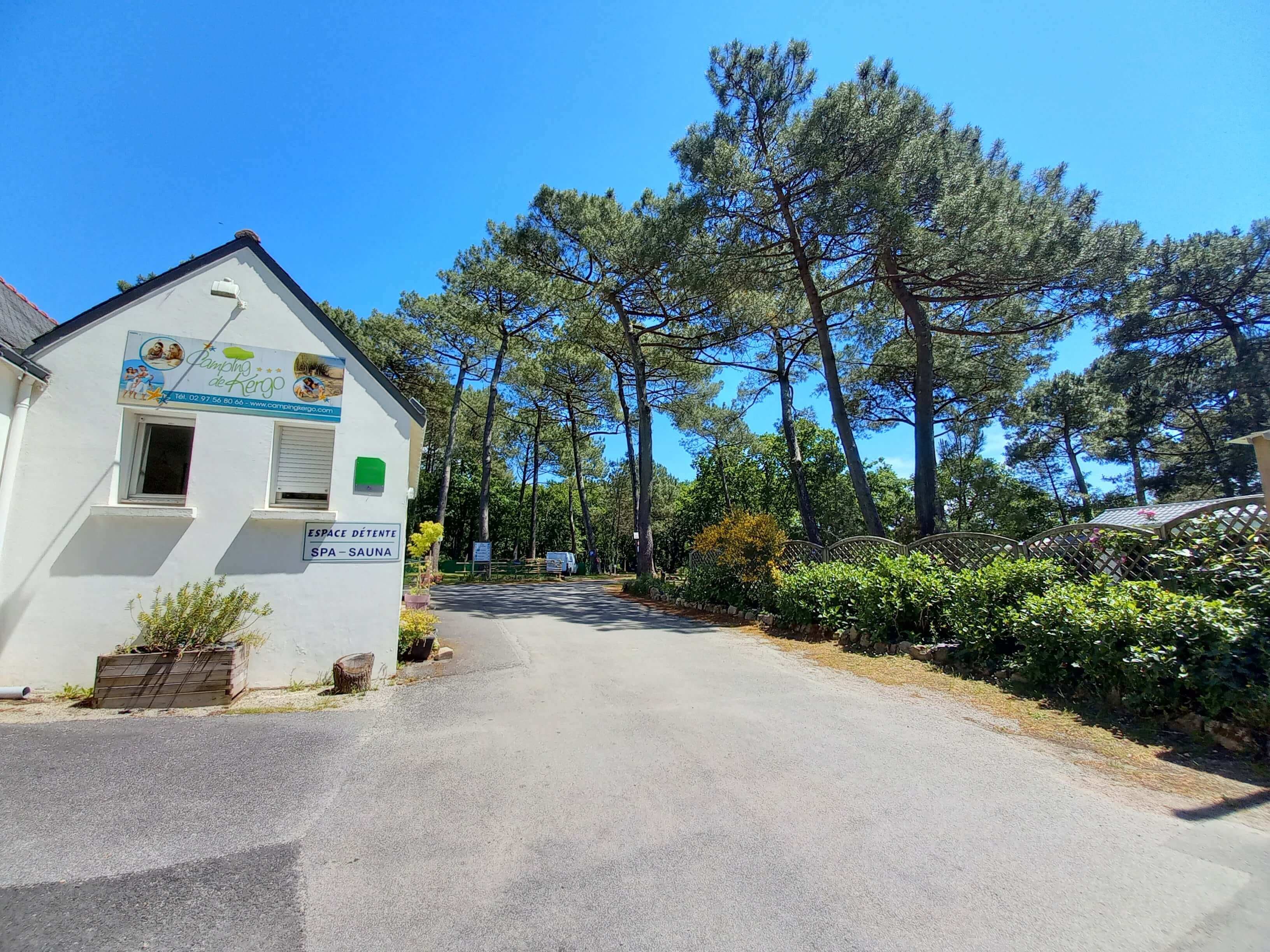 A scenery from Camping de KERGO