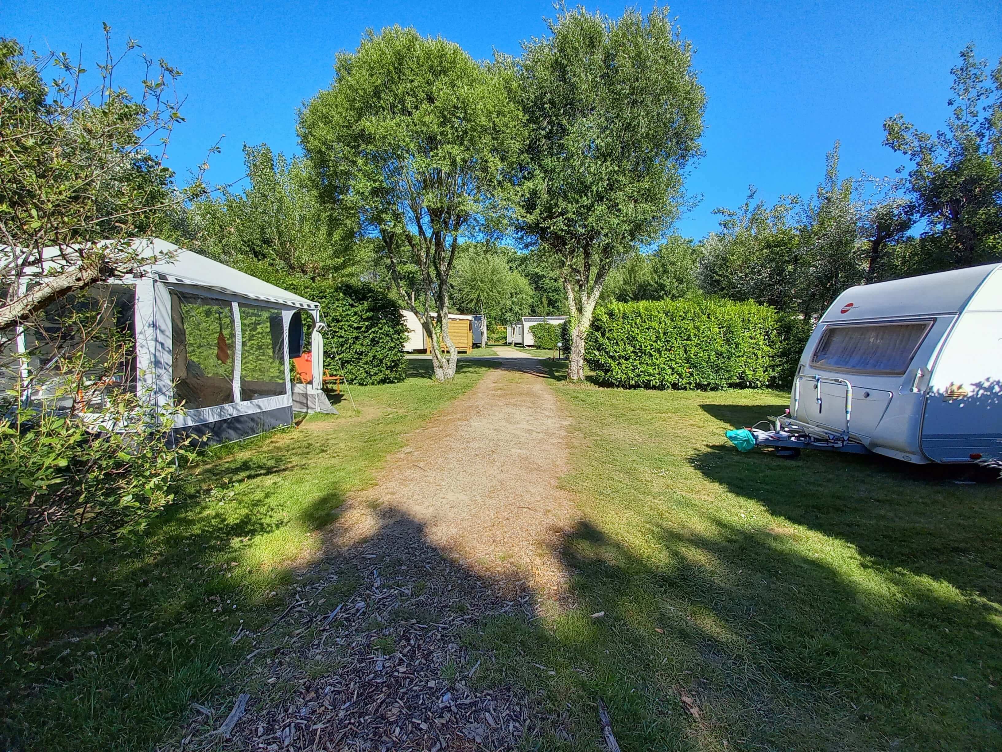 A scenery from Camping de KERGO