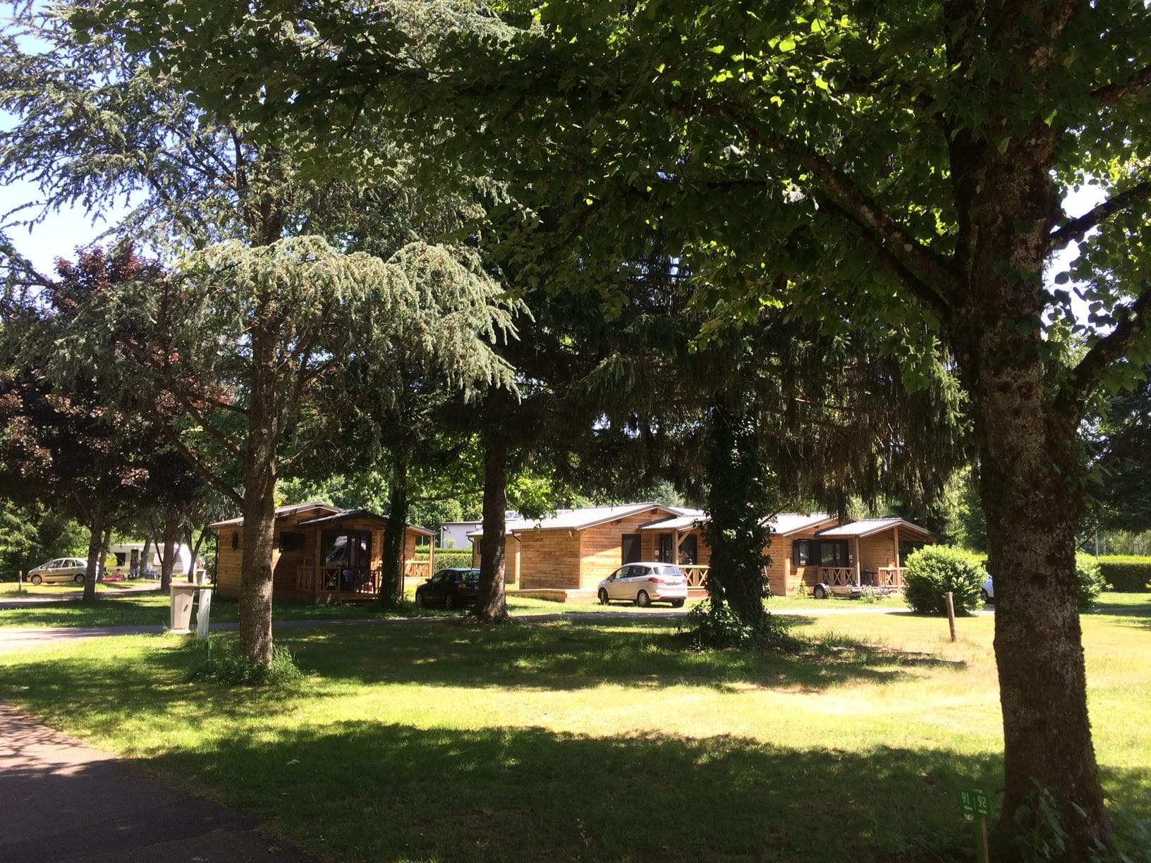 A scenery from Camping de Masevaux